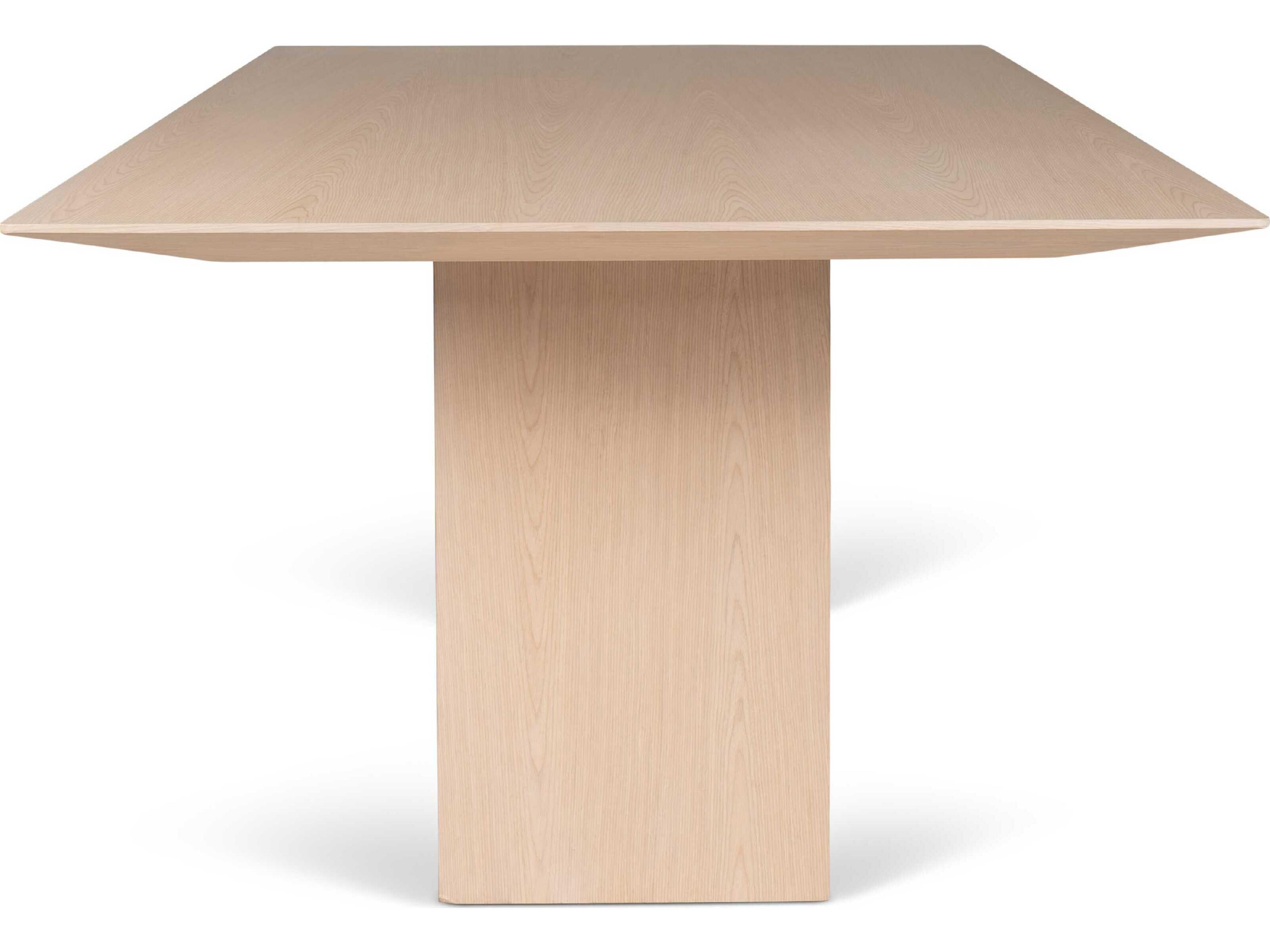 Urbia Modern Brazilian Maiorca Rectangular Wood Nevoa Dining Table