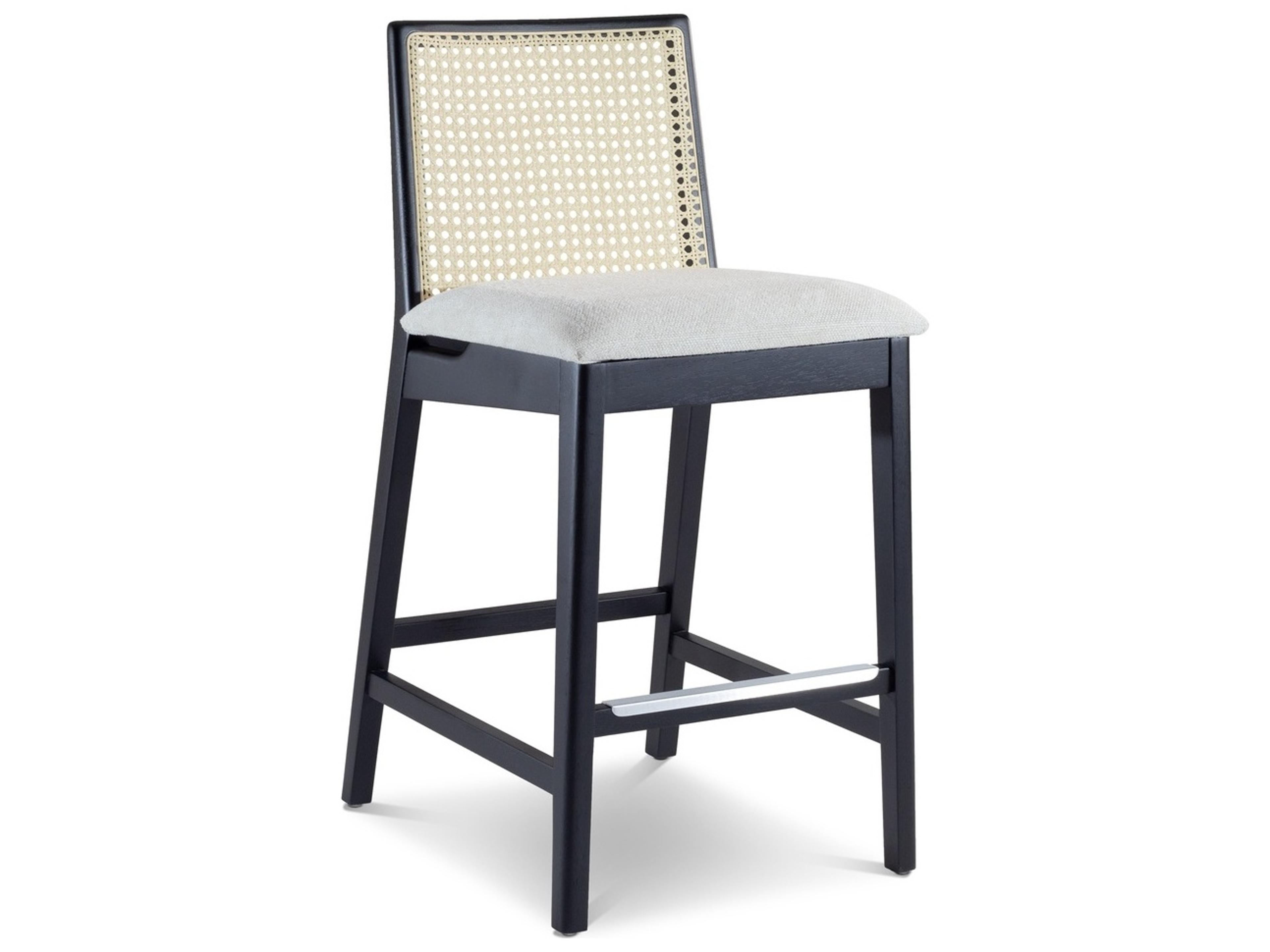 Modern Brazilian Upholstered Counter Stool