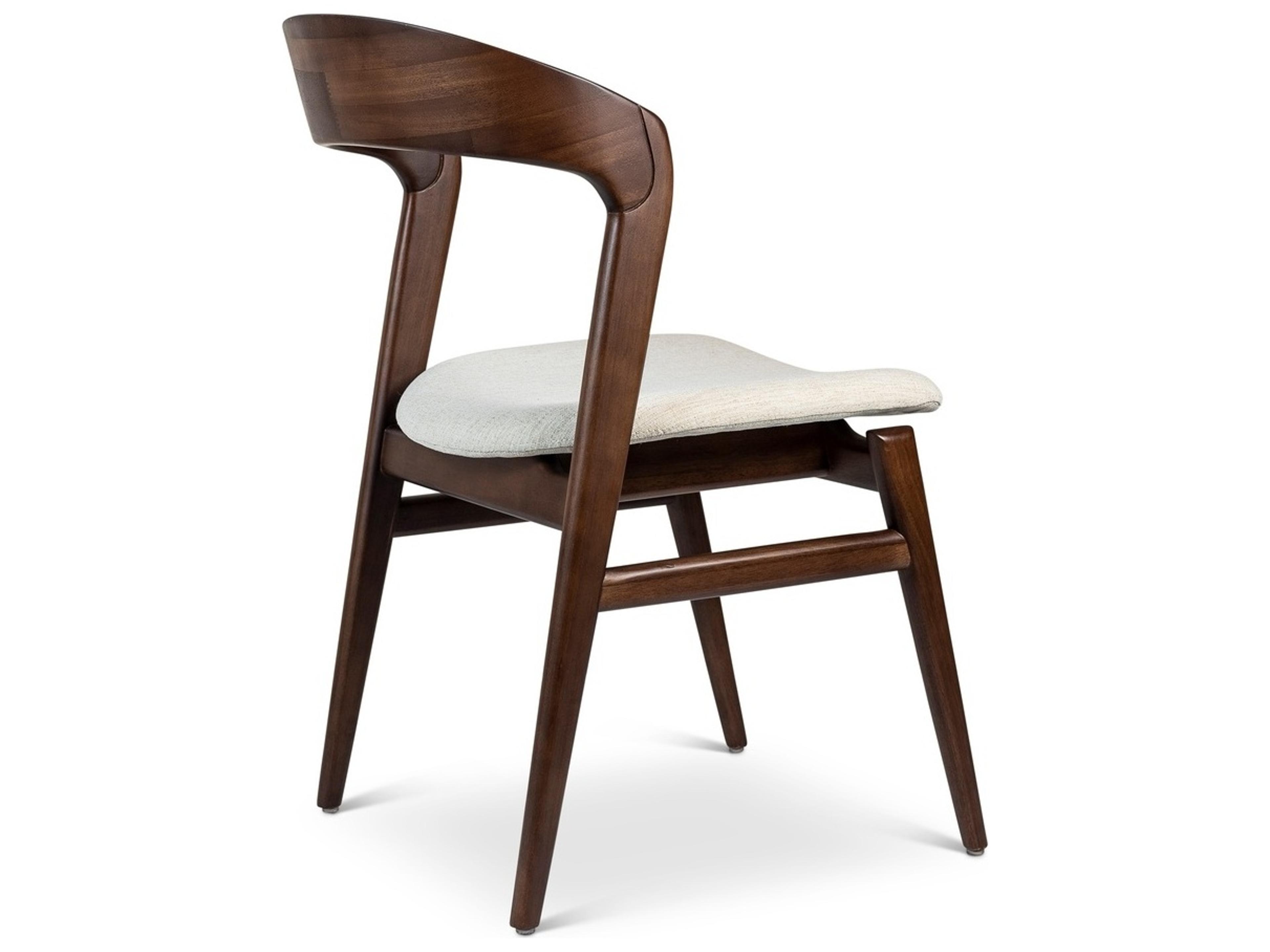 Urbia Modern Brazilian Velma Beige Upholstered Armless Dining Chair