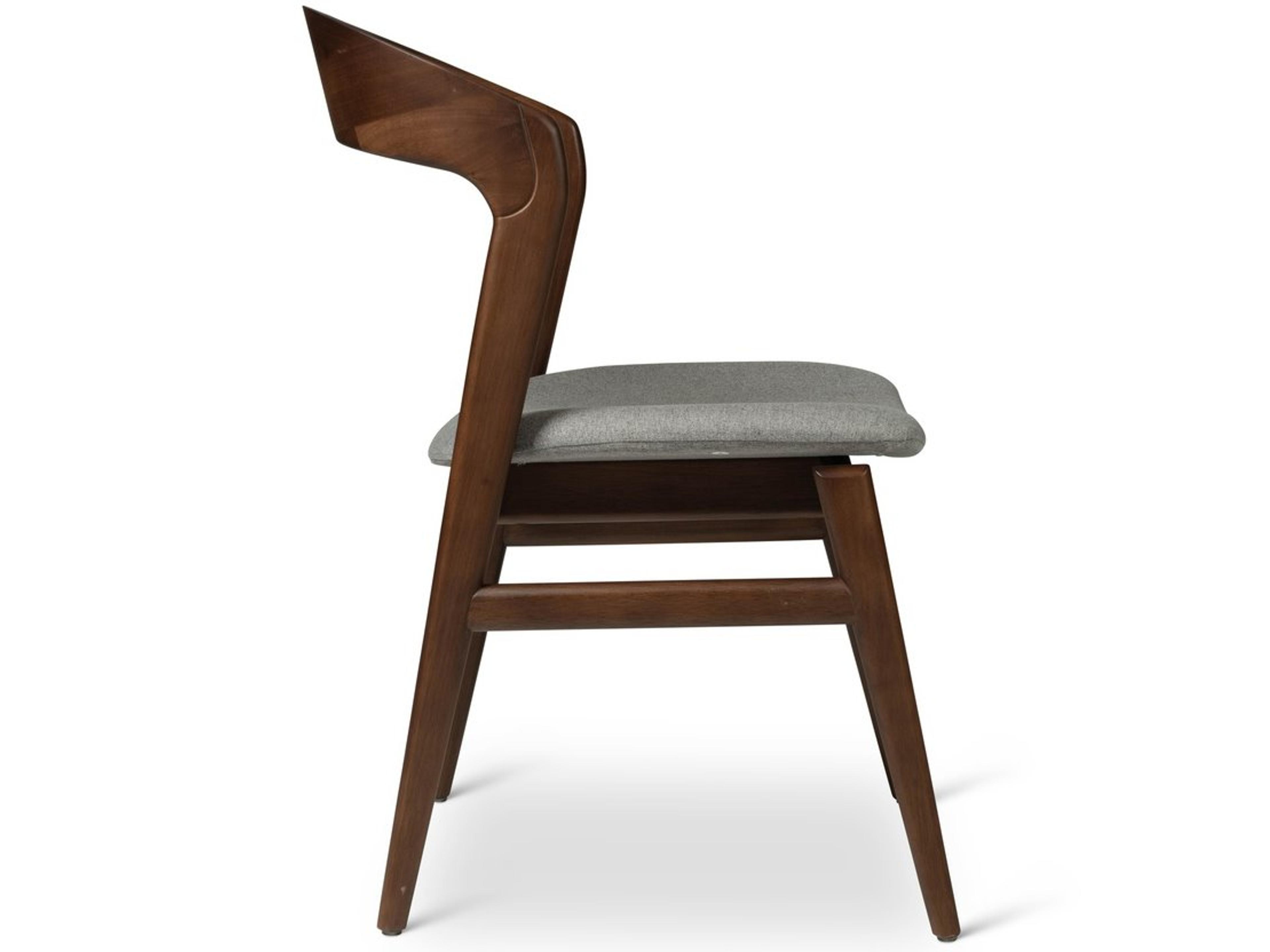 Urbia Modern Brazilian Velma Gray Upholstered Armless Dining Chair