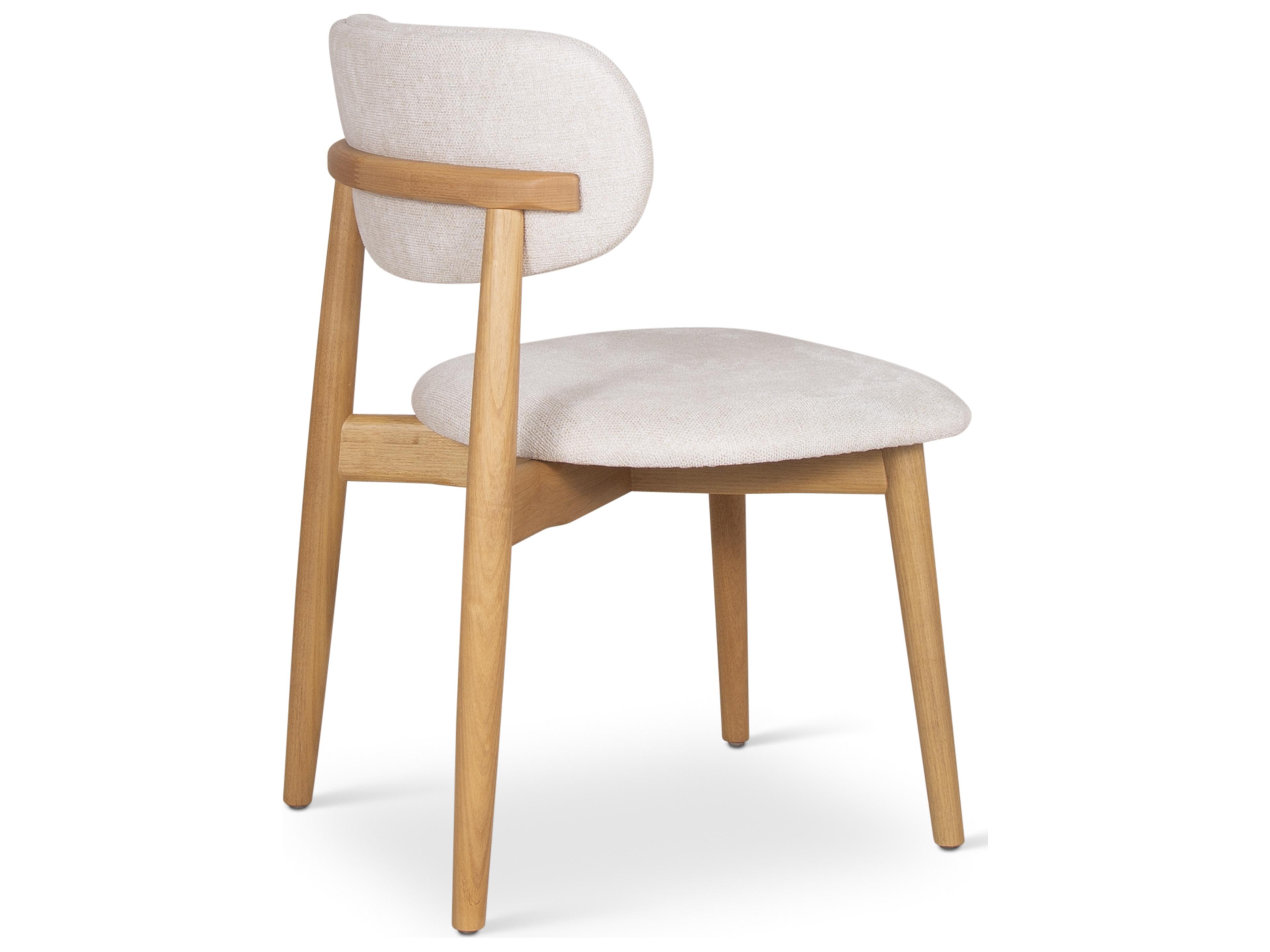 Urbia Modern Brazilian Collection Natural Upholstered Armless Dining Chair