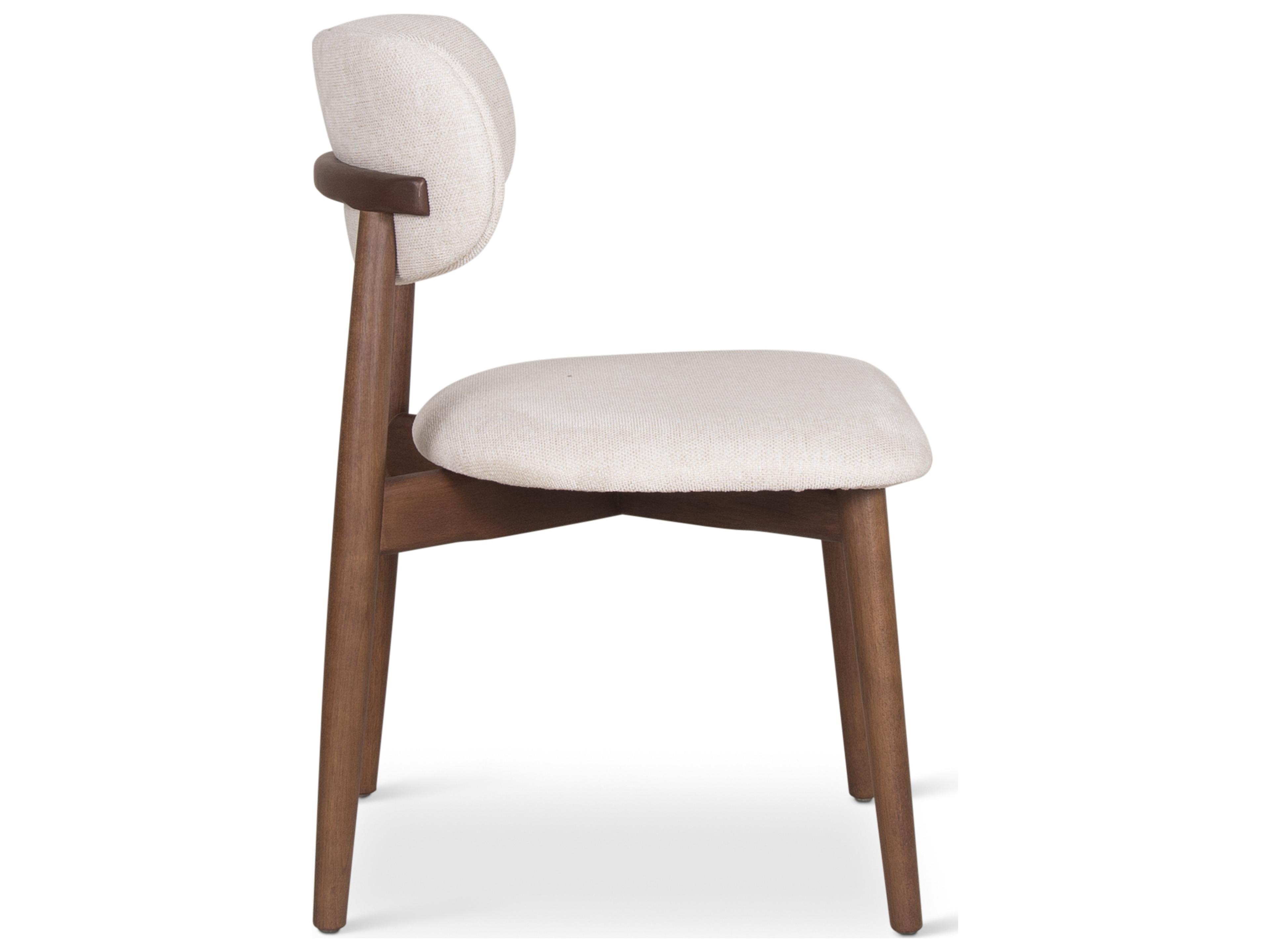 Urbia Modern Brazilian Collection Natural Upholstered Armless Dining Chair