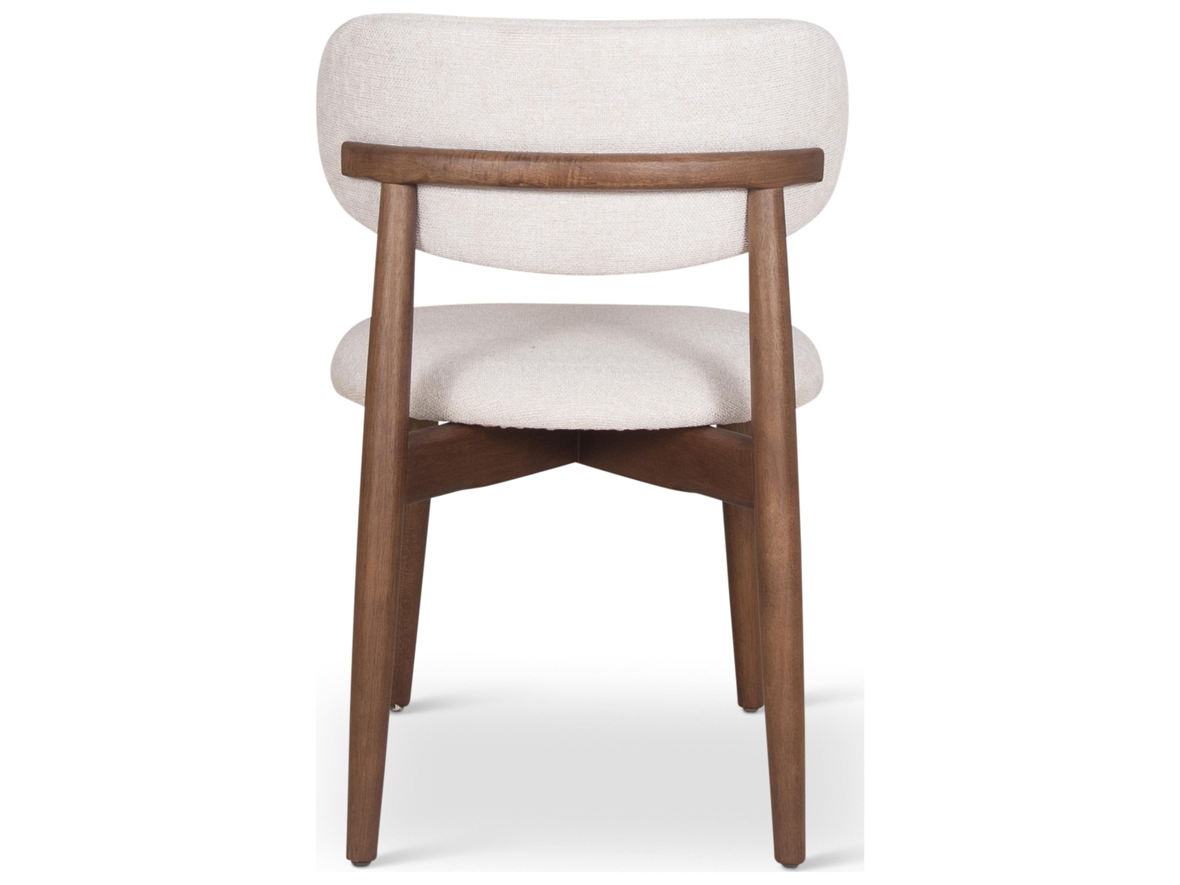Urbia Modern Brazilian Collection Natural Upholstered Armless Dining Chair