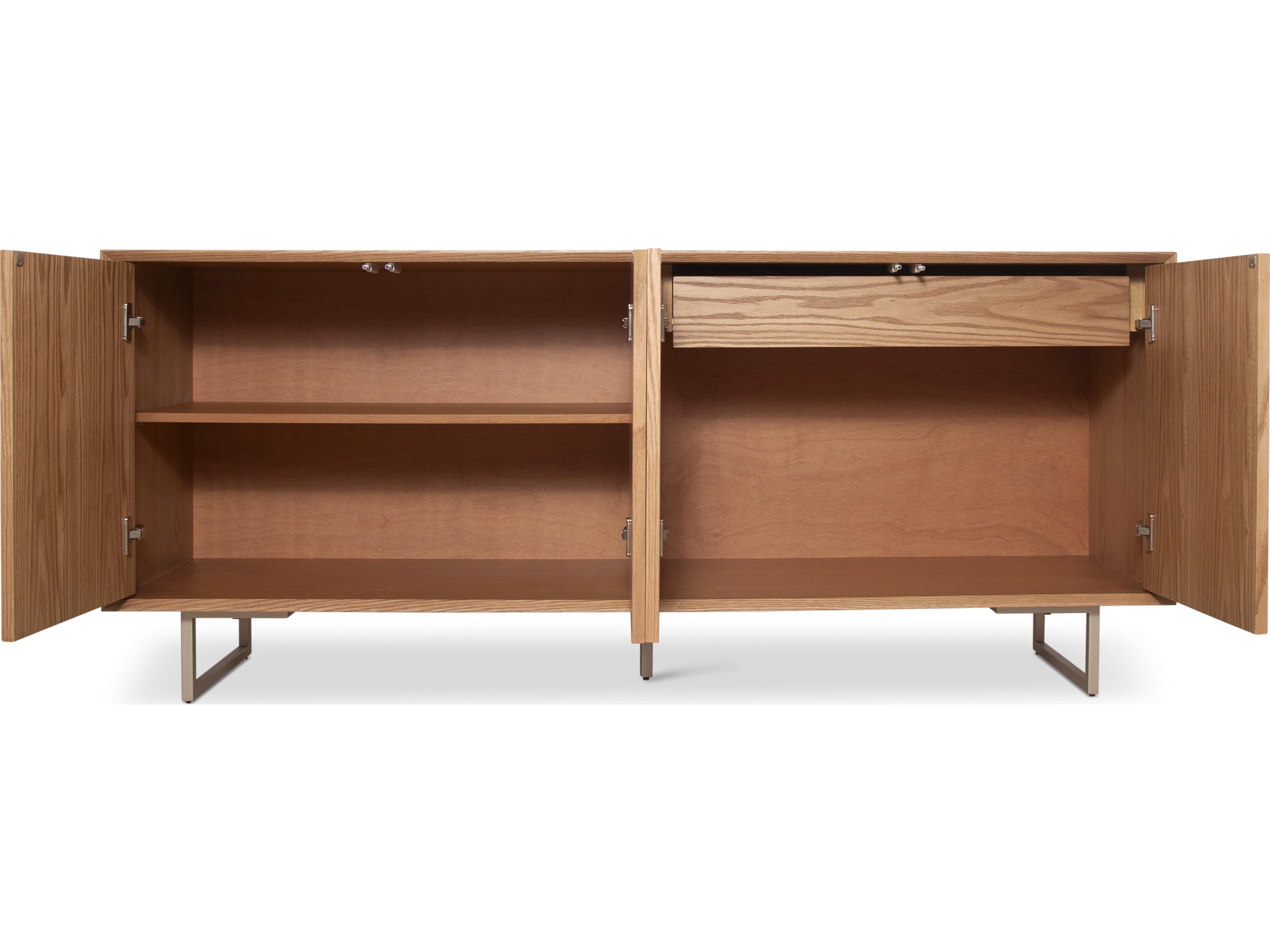 Urbia Modern Brazilian Collection 70" Oak Wood Sideboard