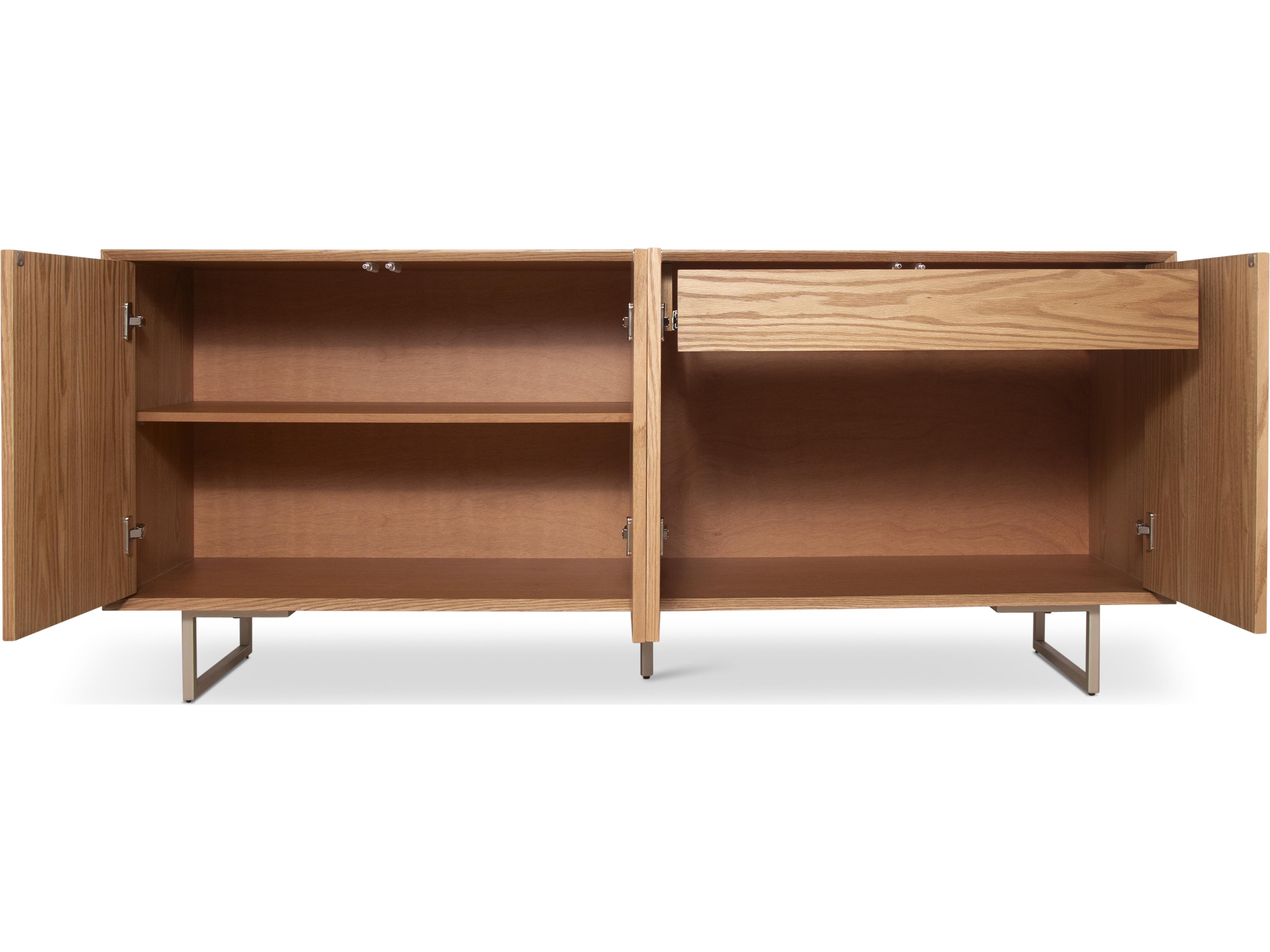 Urbia Modern Brazilian Collection 70" Oak Wood Sideboard