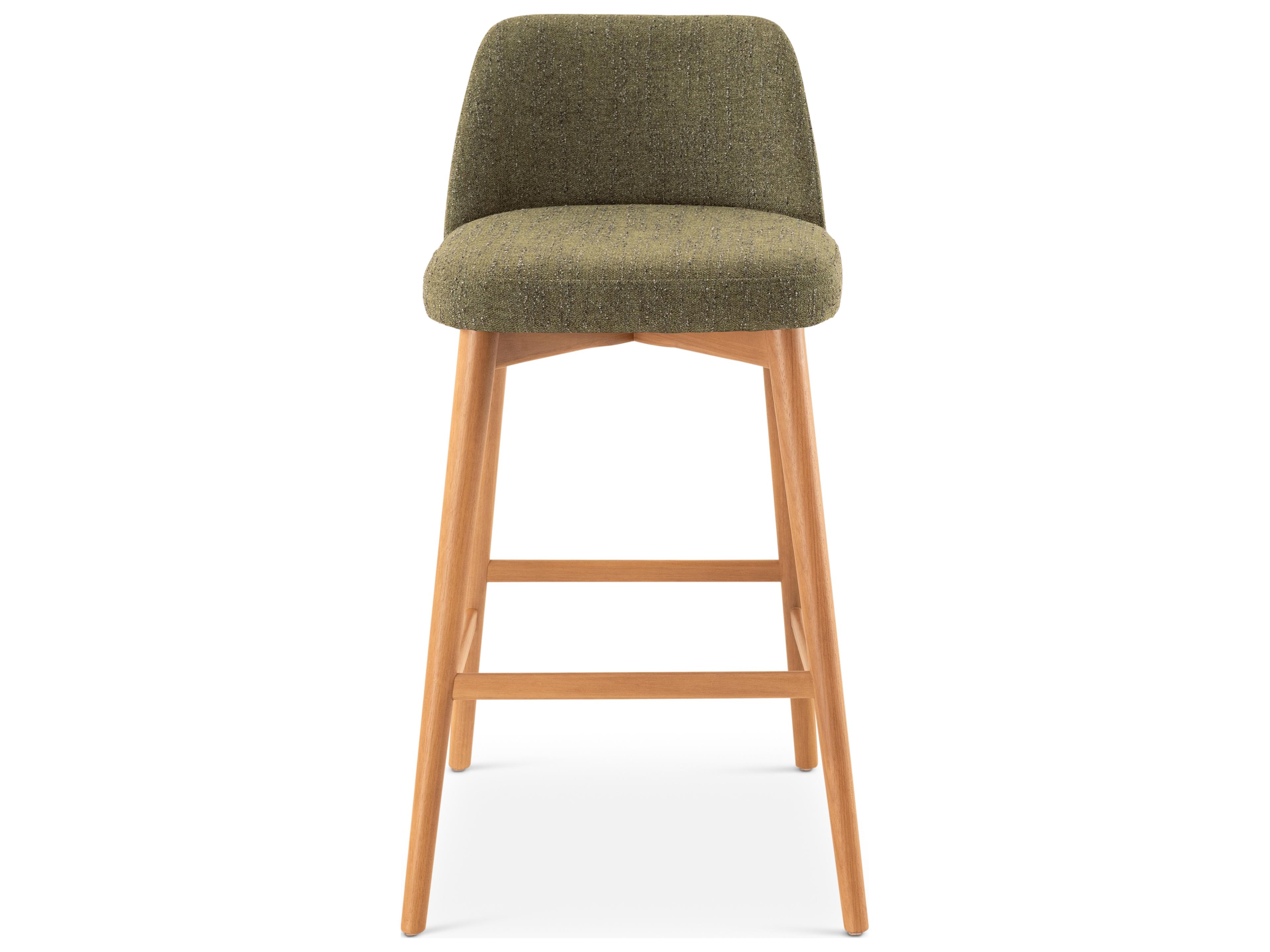Tonia Upholstered Solid Wood Bar Stool