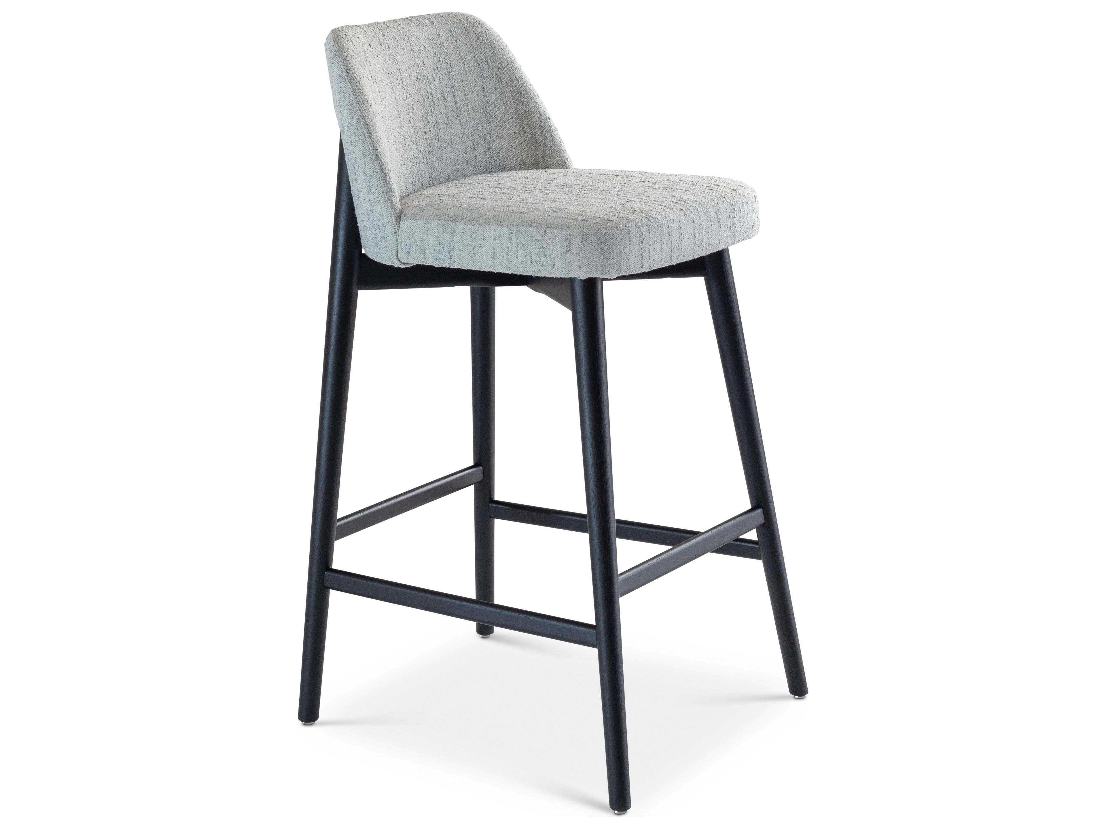 Urbia Tonia Grey Mix ebano Upholstered Bar Stool
