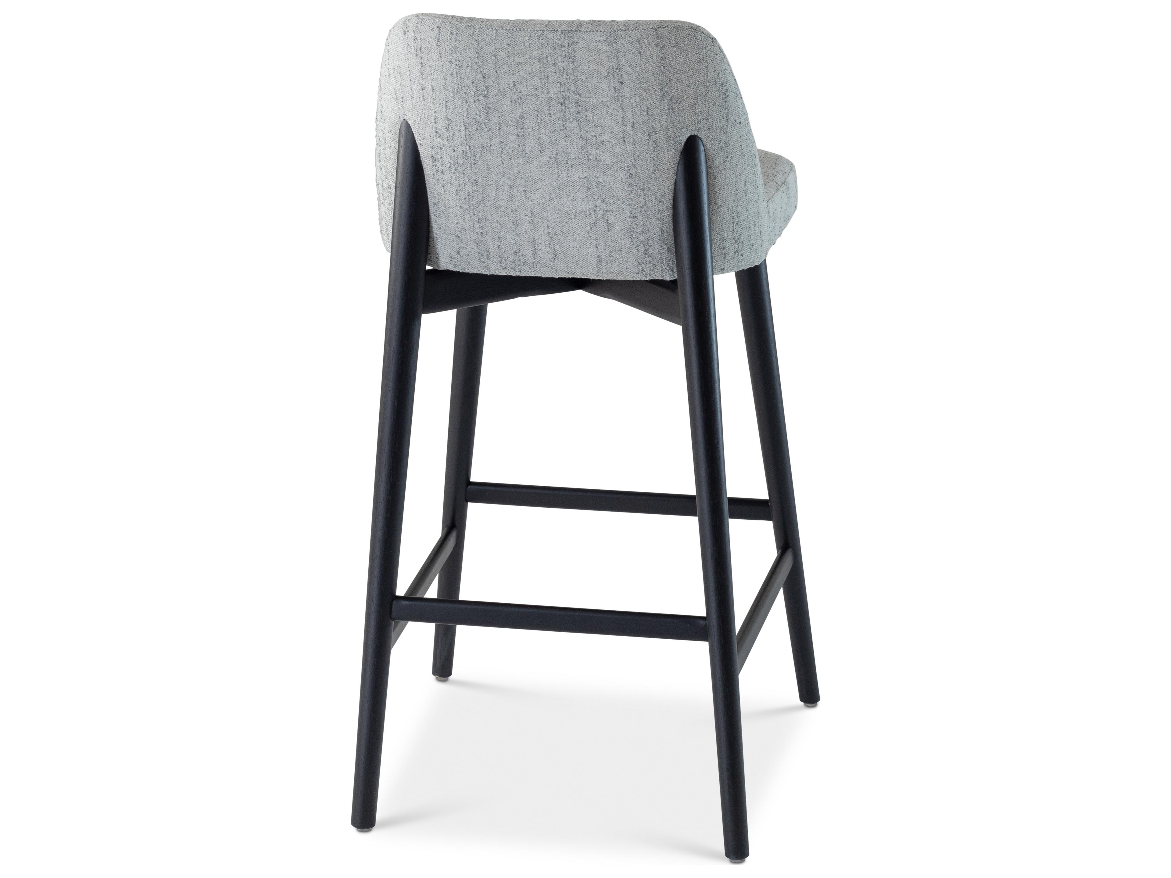Urbia Tonia Grey Mix ebano Upholstered Bar Stool