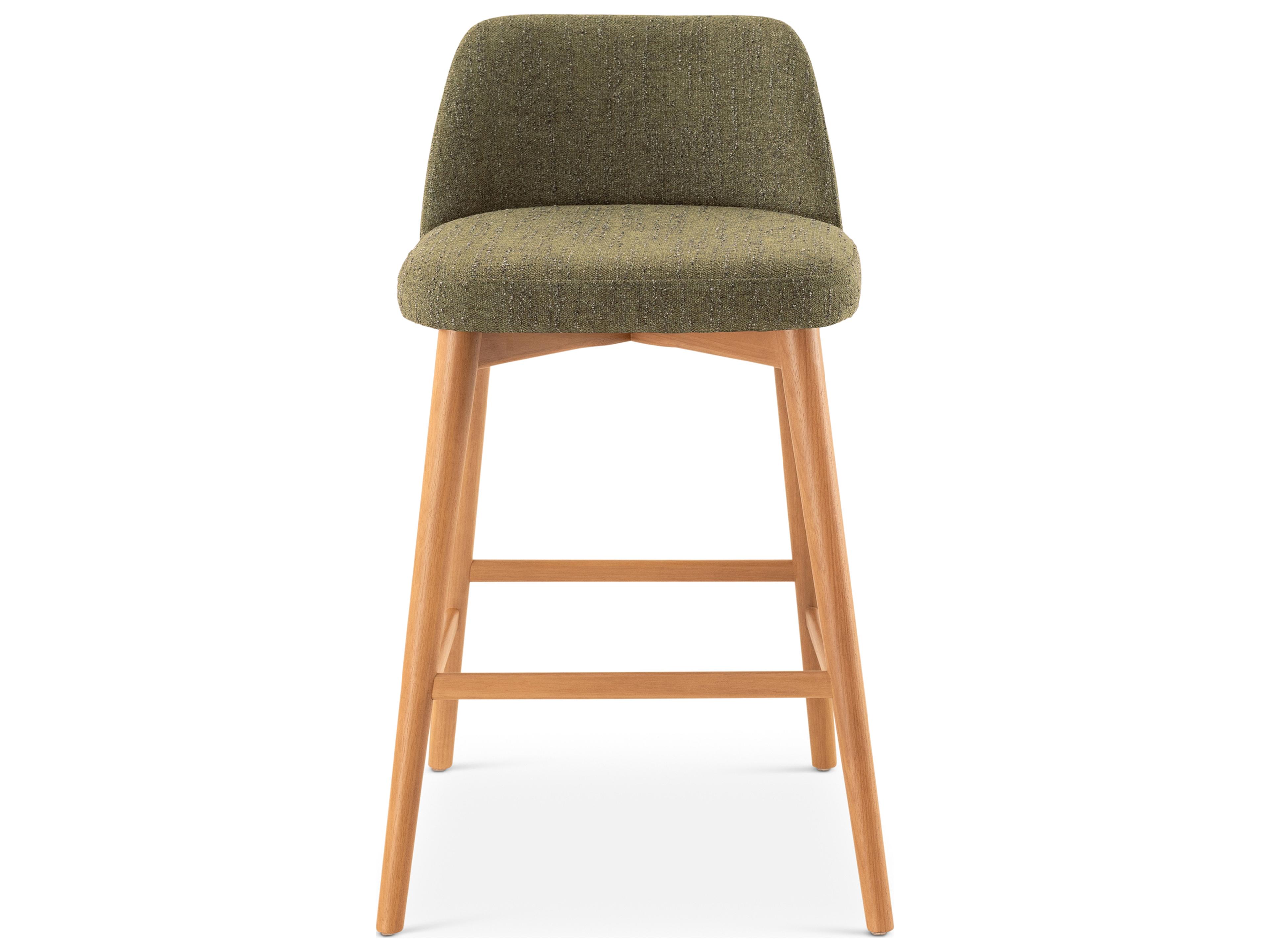 Urbia Tonia Upholstered Solid Wood Counter Stool