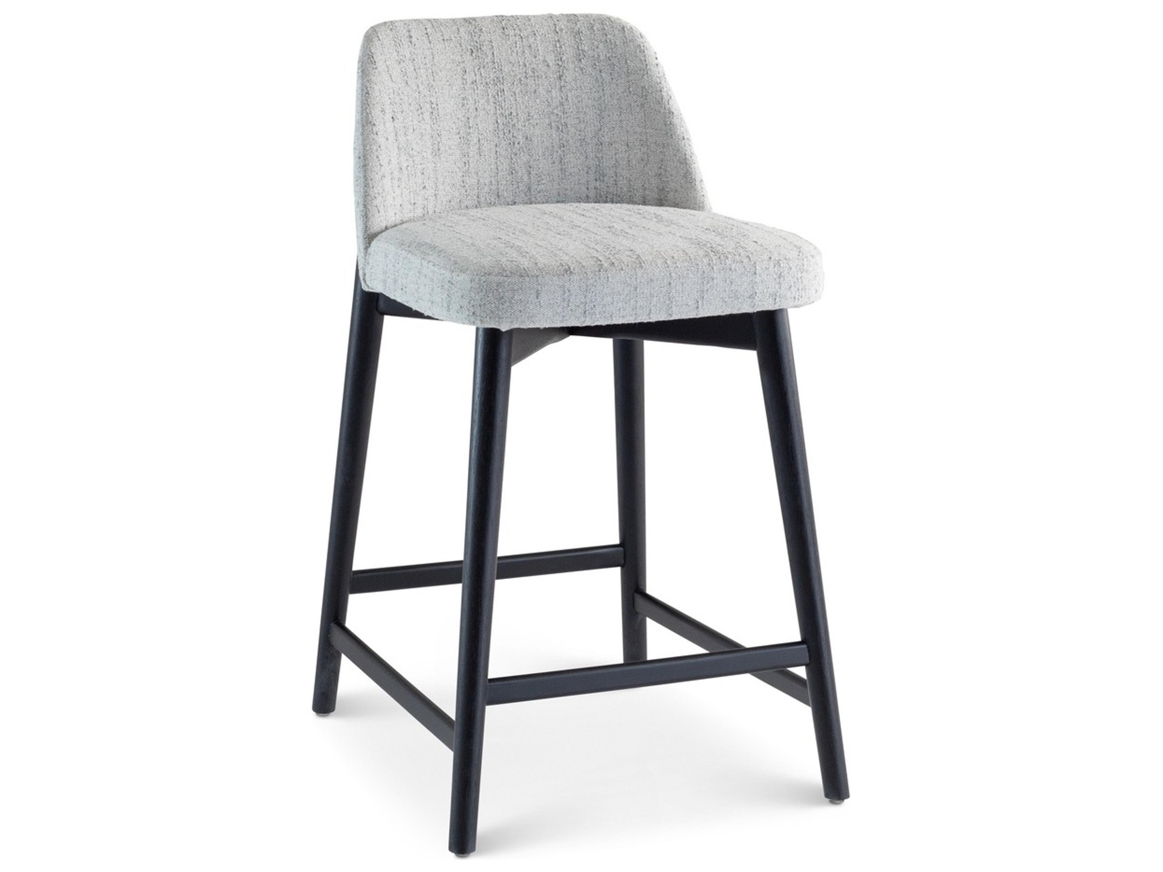 Tonia Grey Mix ebano Upholstered Counter Stool