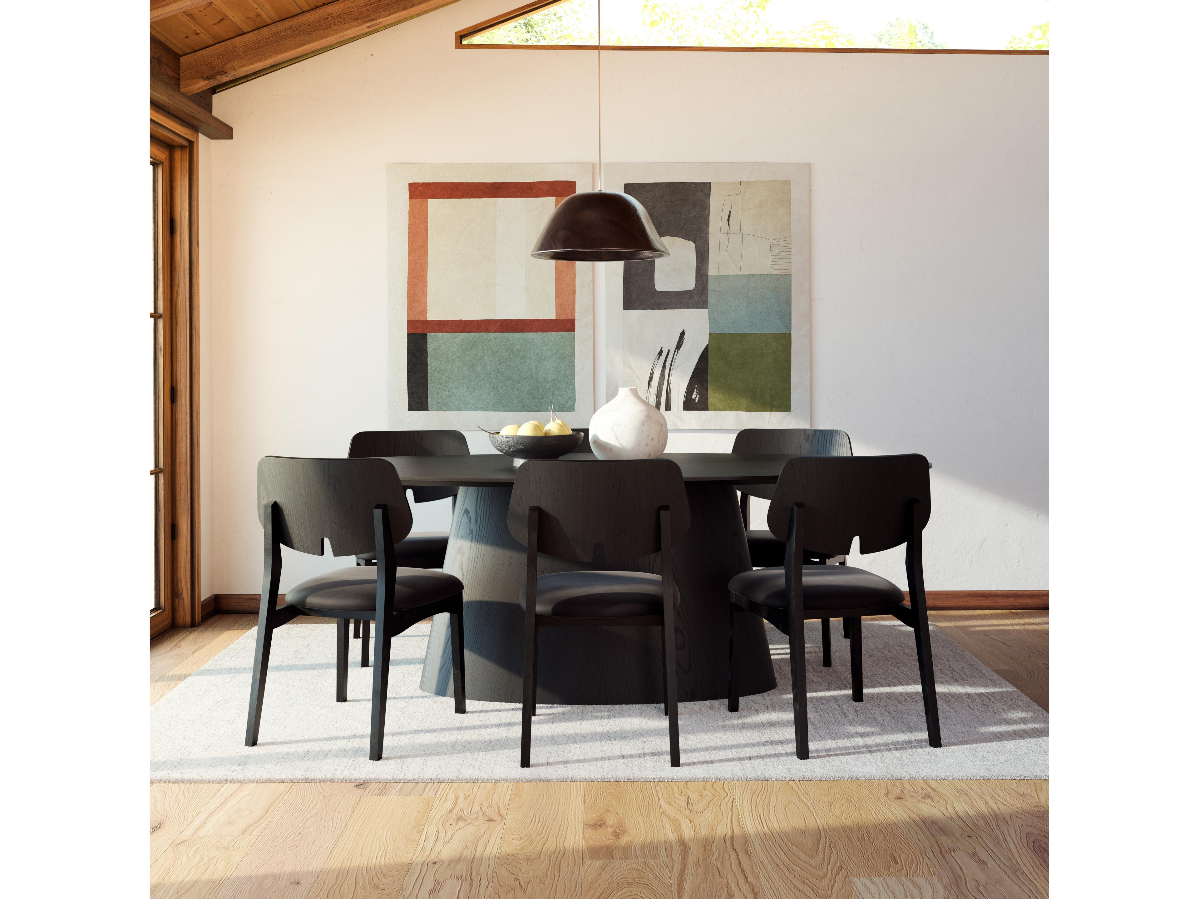 Urbia Tonia Oval Wood Ebano Dining Table
