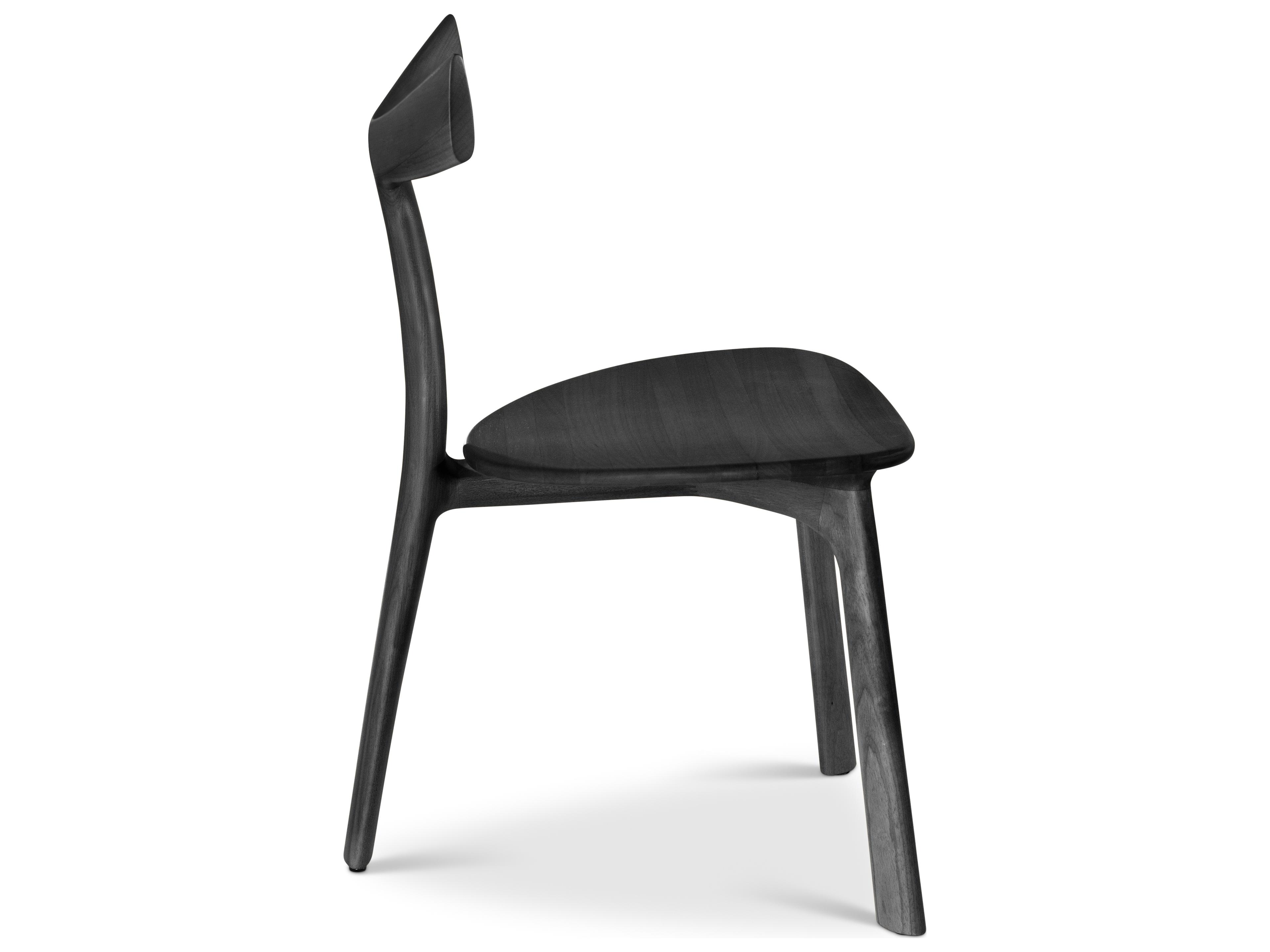 Urbia Modern Brazilian Black Armless Dining Chair