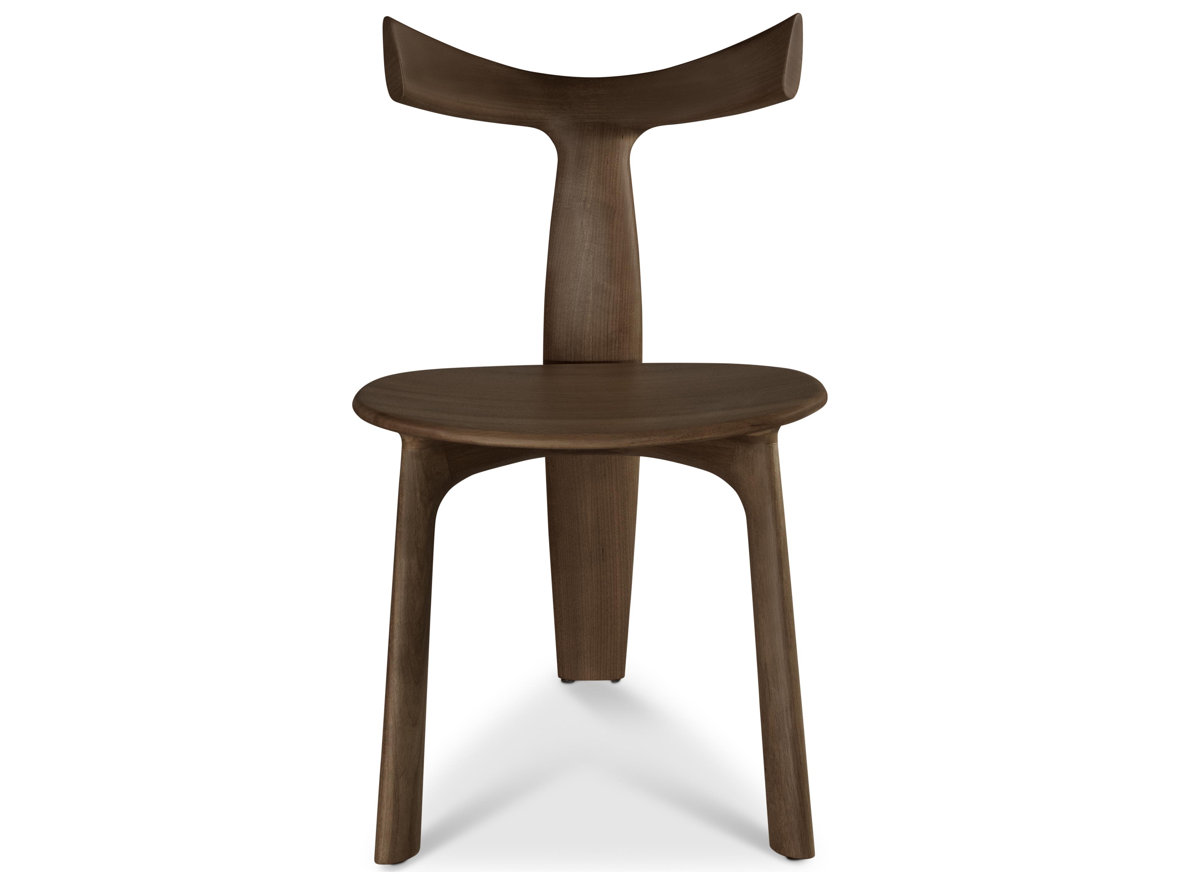 Urbia Modern Brazilian Brown Armless Dining Chair