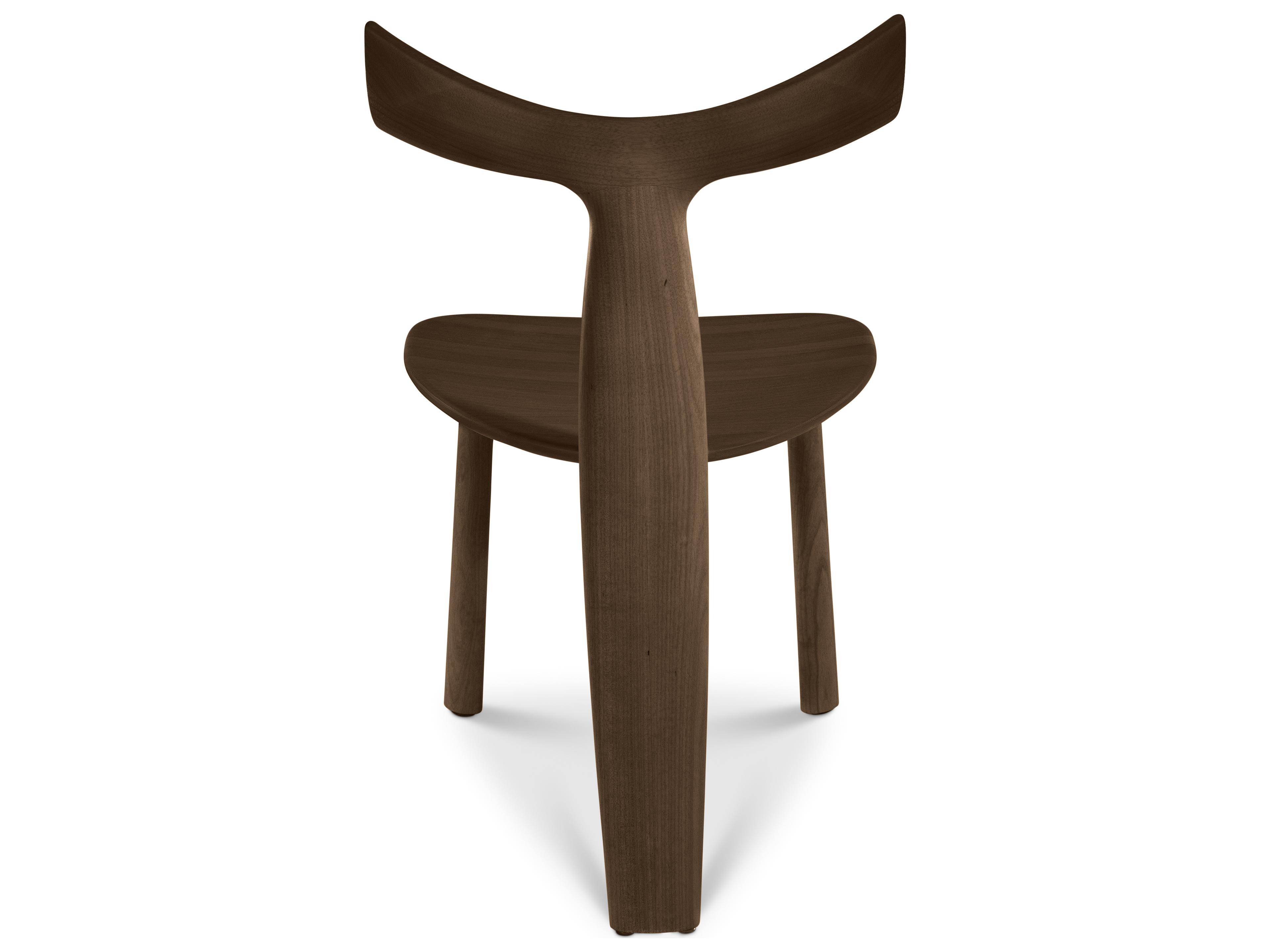 Urbia Modern Brazilian Brown Armless Dining Chair