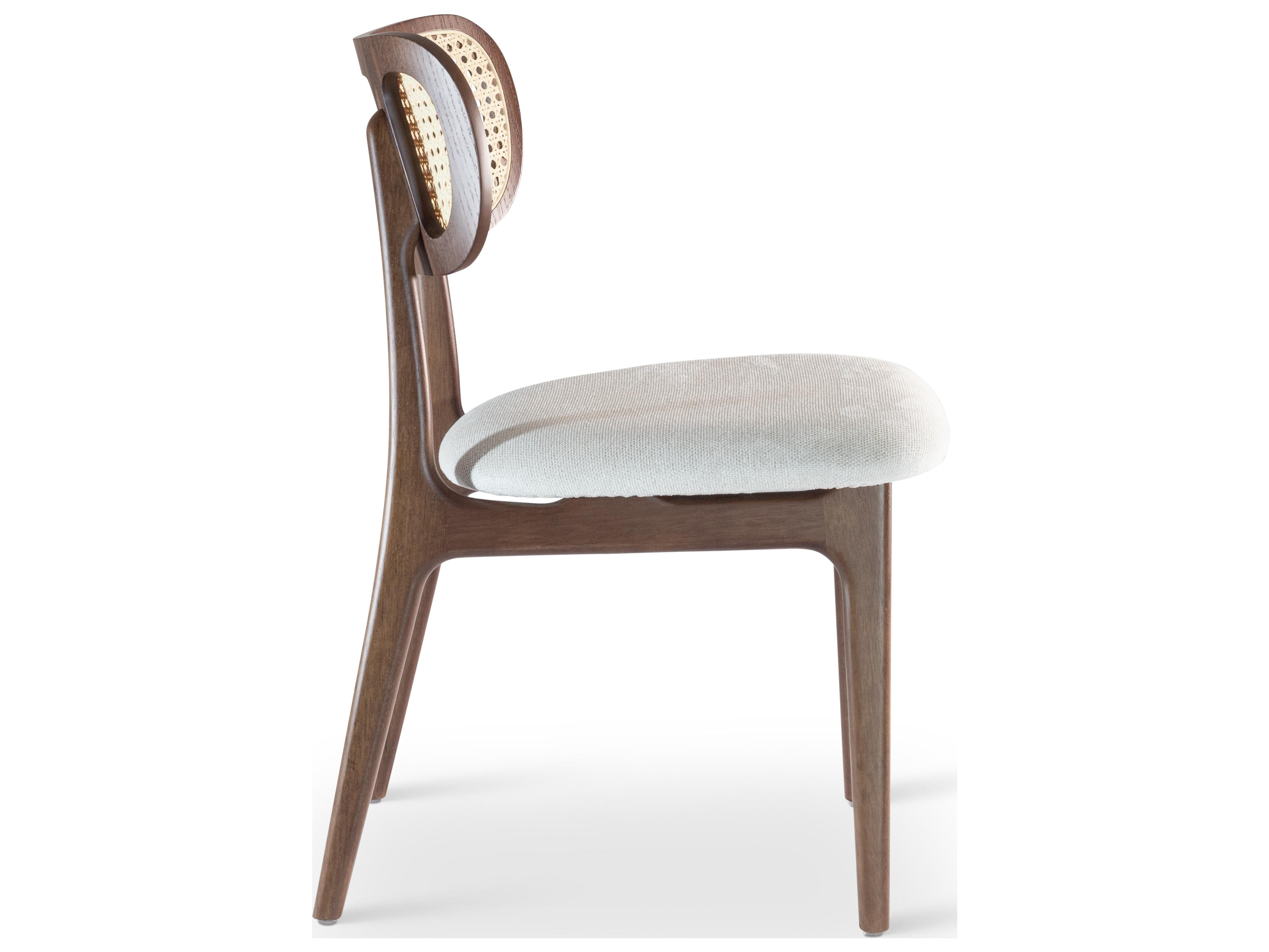 Urbia Modern Brazilian Brown Upholstered Armless Dining Chair