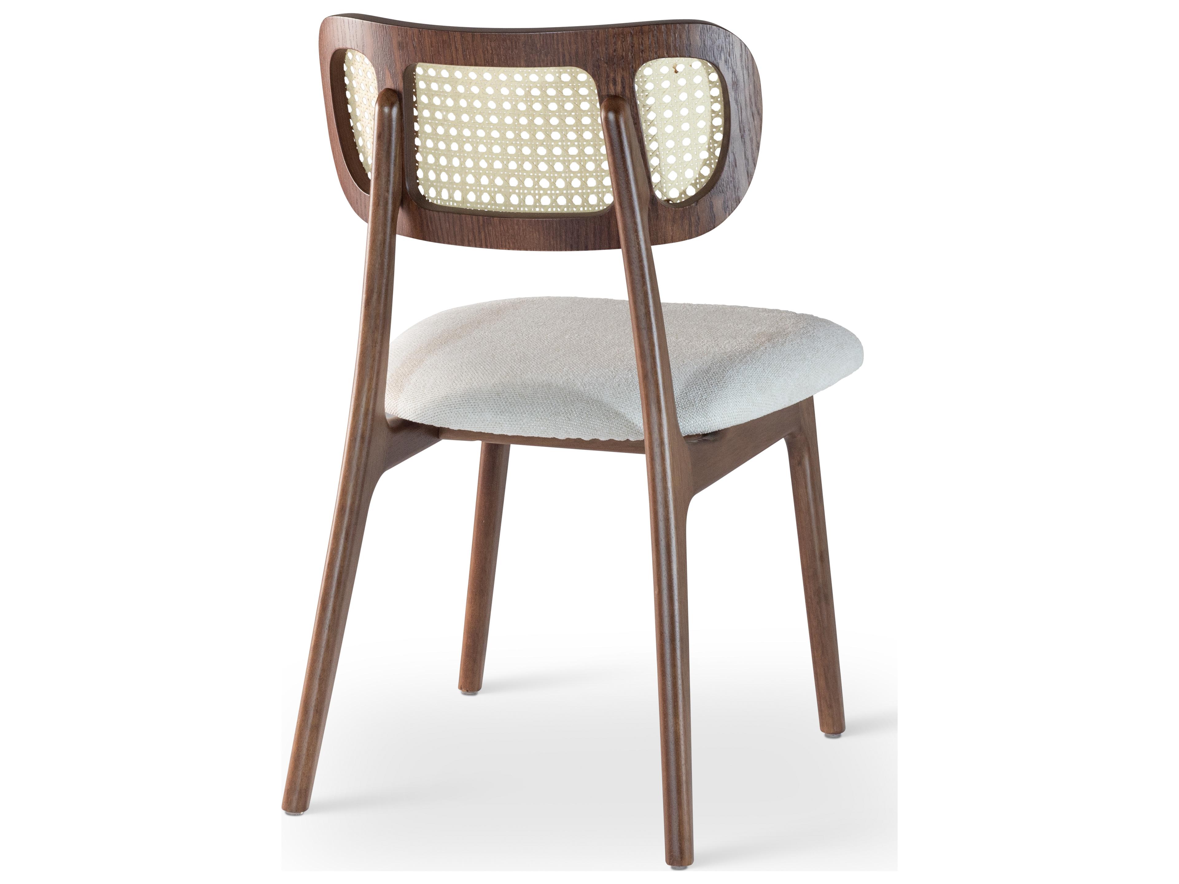 Urbia Modern Brazilian Brown Upholstered Armless Dining Chair