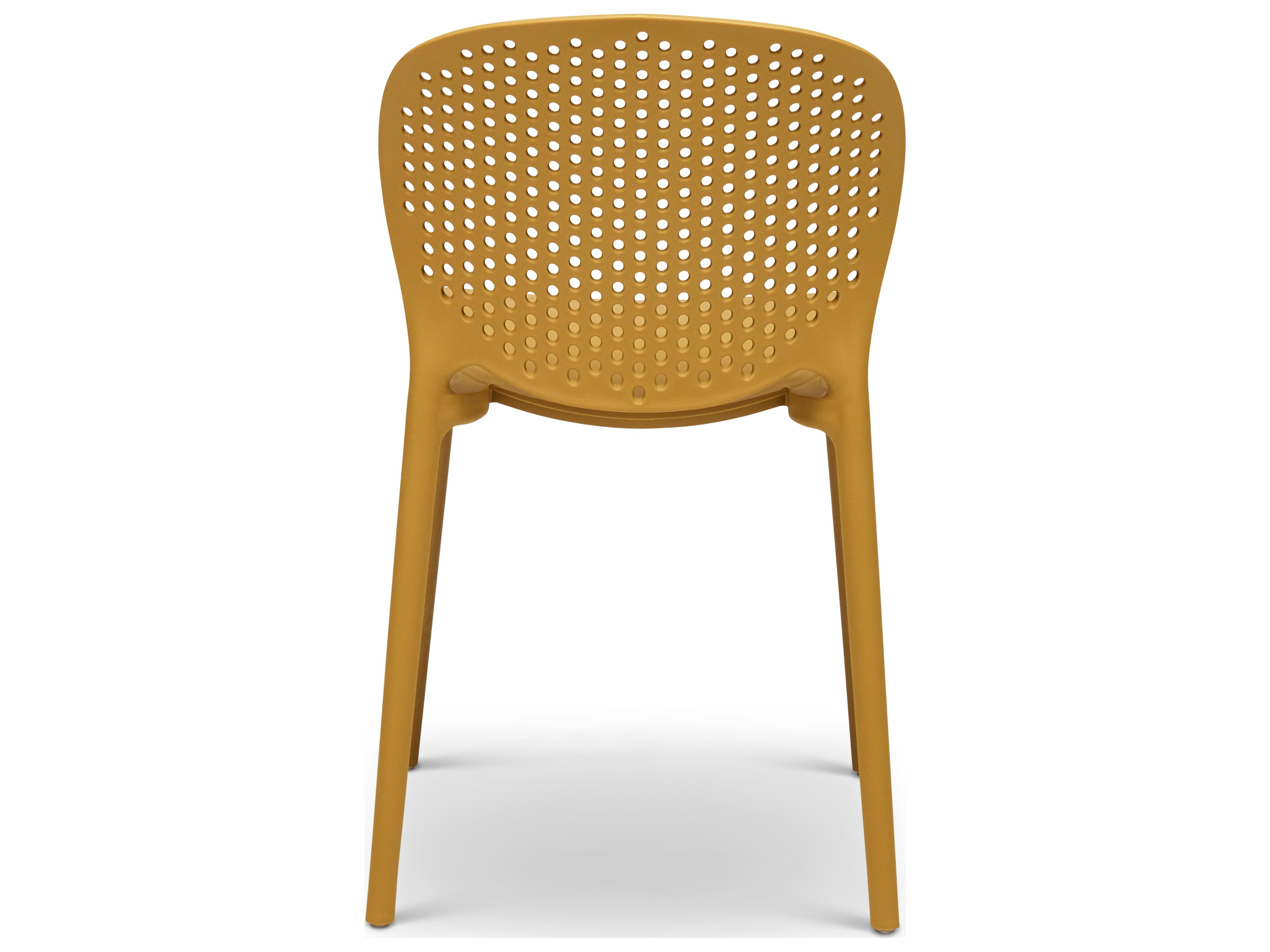 Urbia Metro Bailey Side Chair Set of 4 Ginger Seat