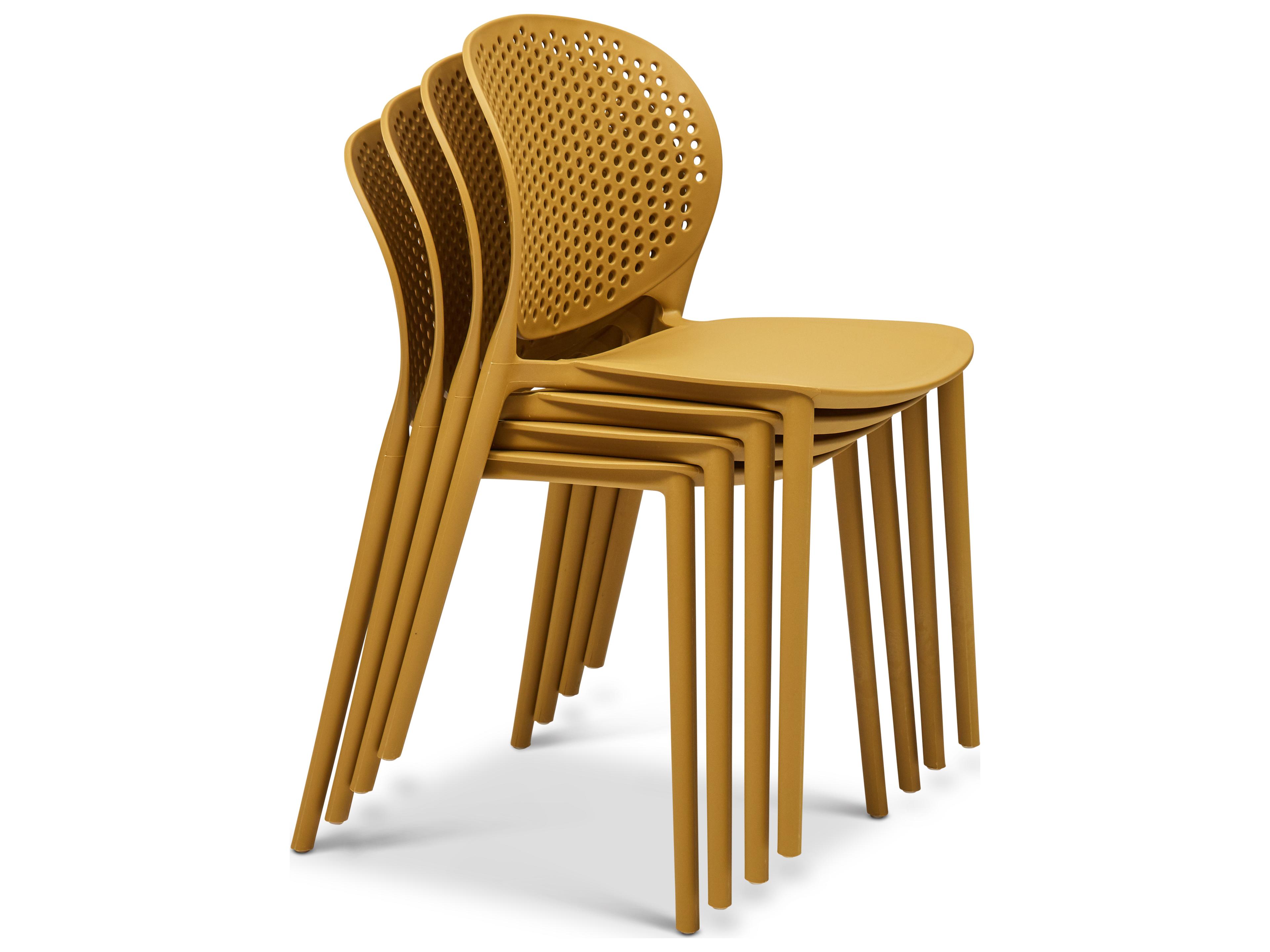 Urbia Bailey Yellow Armless Dining Chair