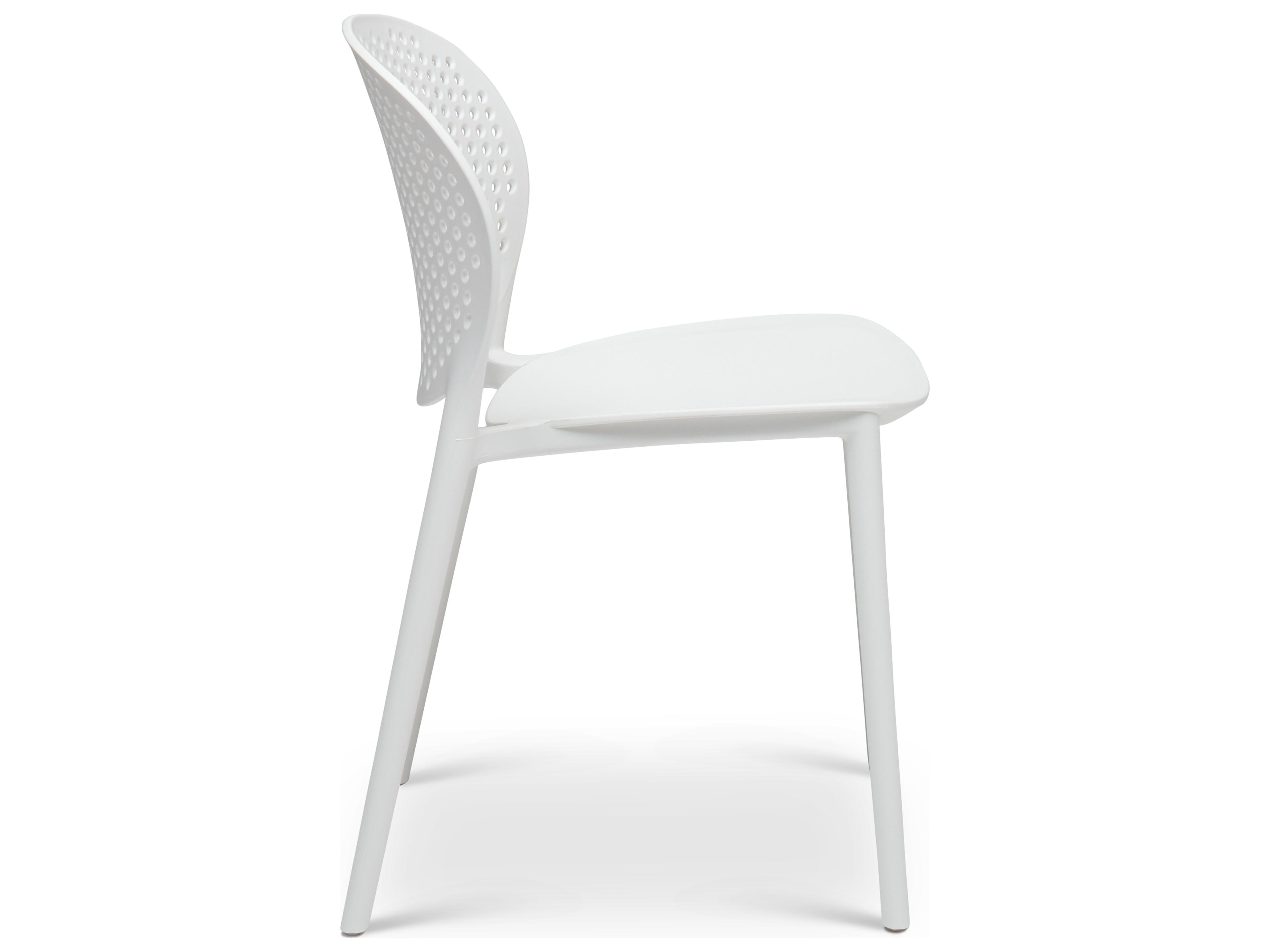 Urbia Metro Bailey Side Chair Set of 4 White Seat