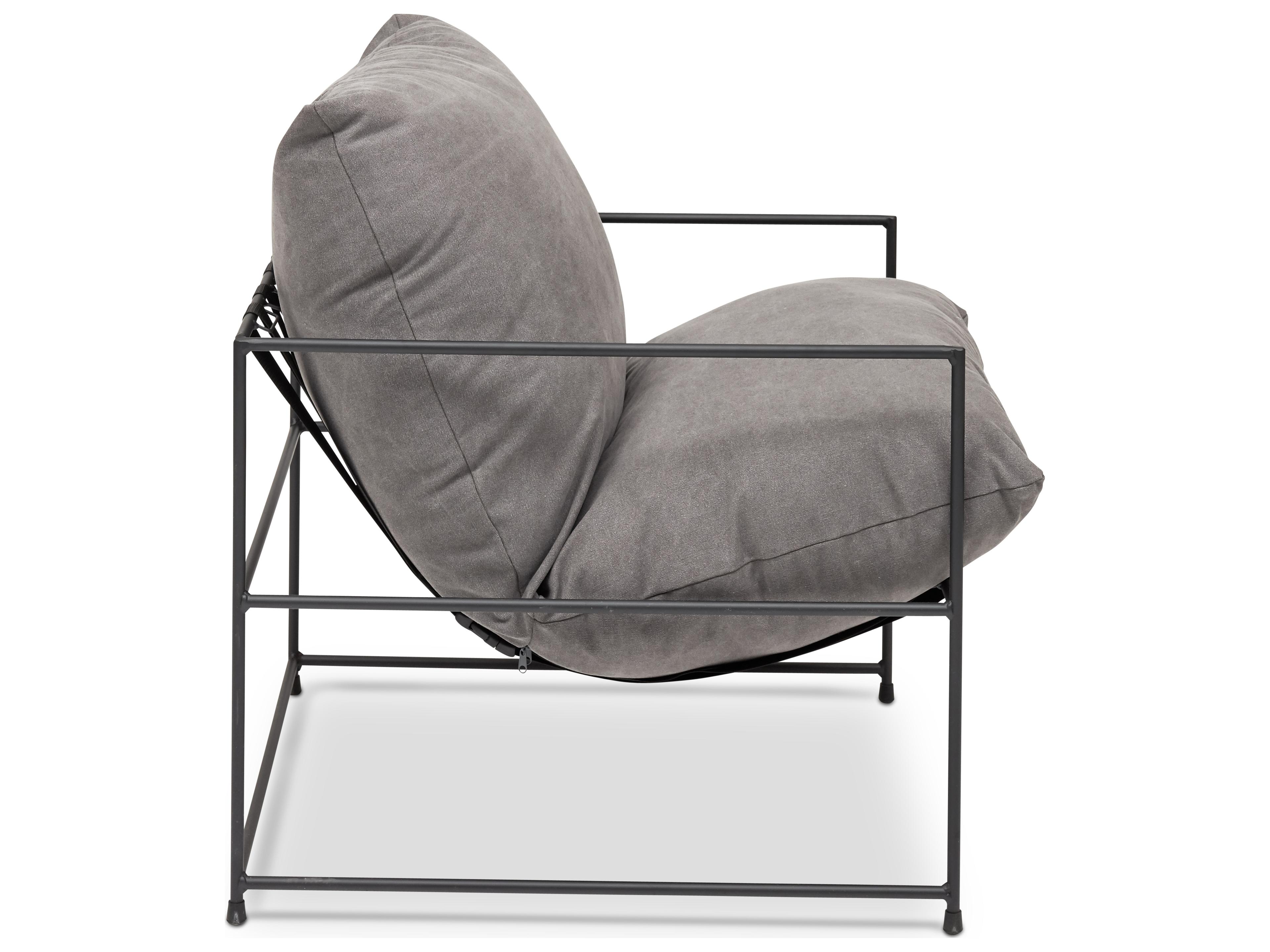 Urbia Metro Gray Fabric Accent Chair