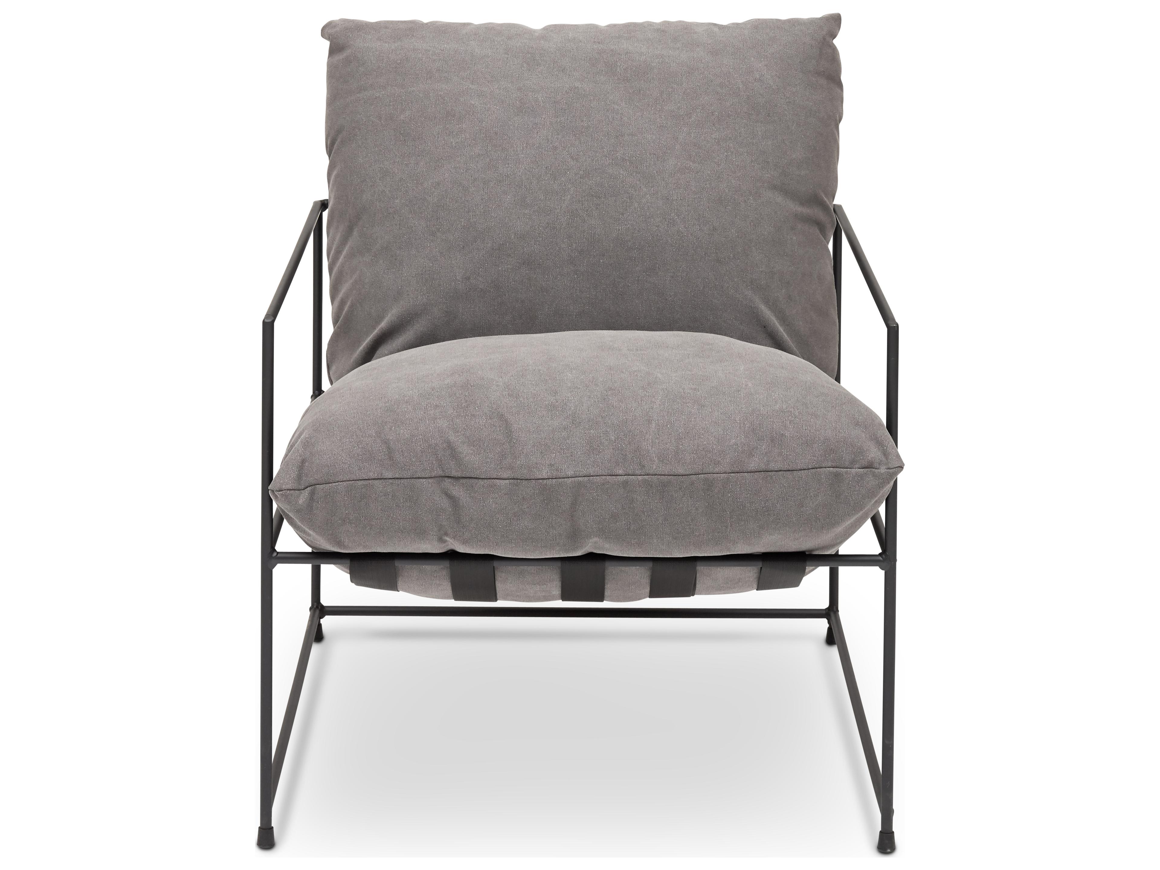Urbia Metro Gray Fabric Accent Chair
