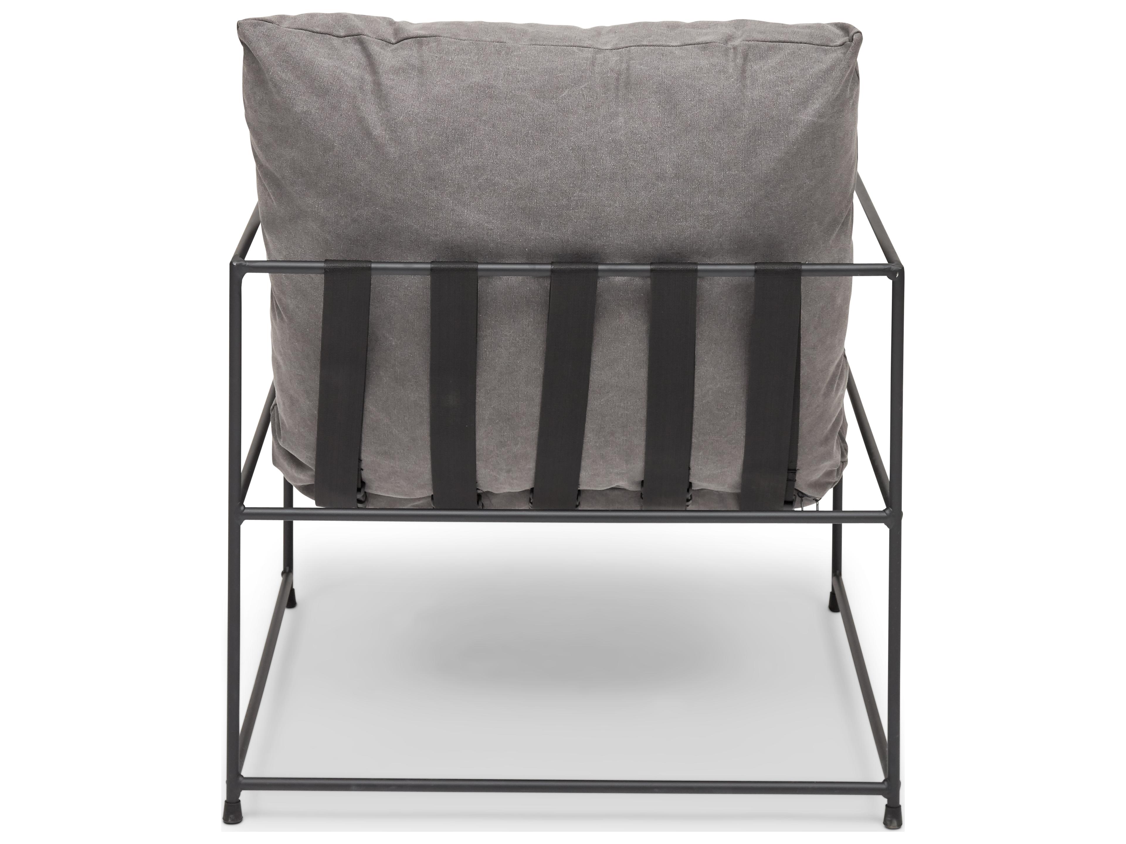 Urbia Metro Gray Fabric Accent Chair