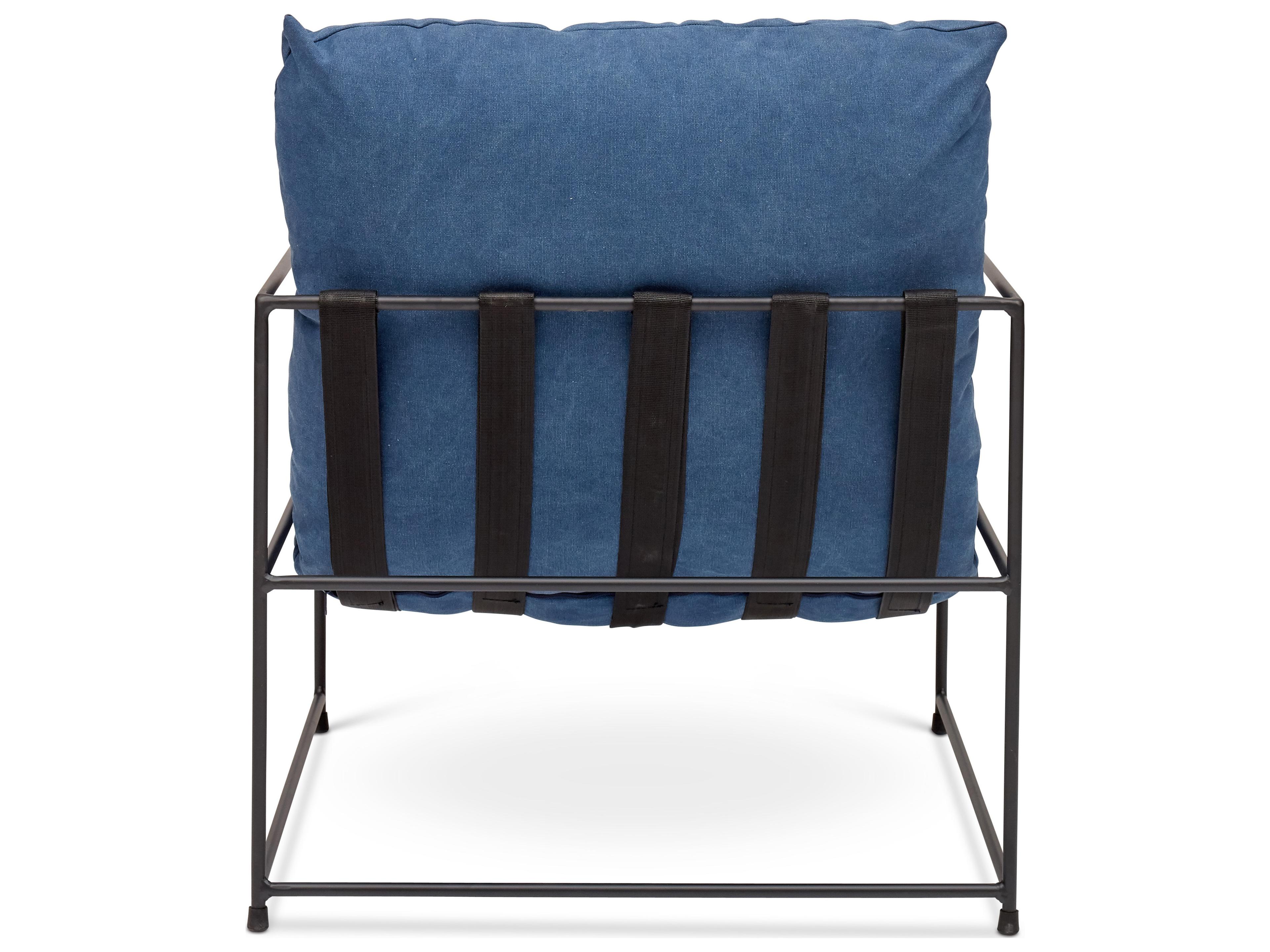 Urbia Metro Blue Fabric Accent Chair