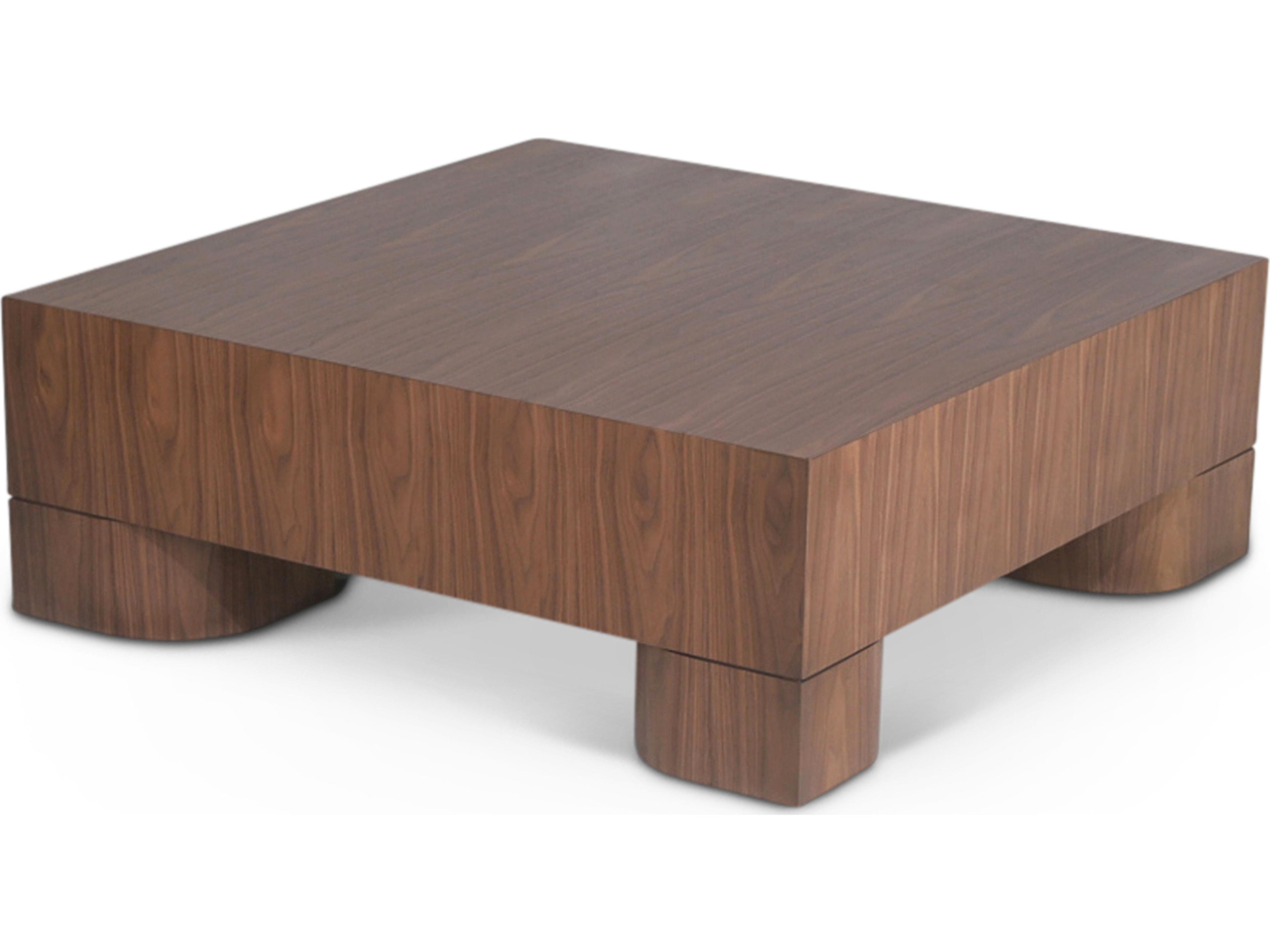 Urbia Eka Square Wood Walnut Coffee Table