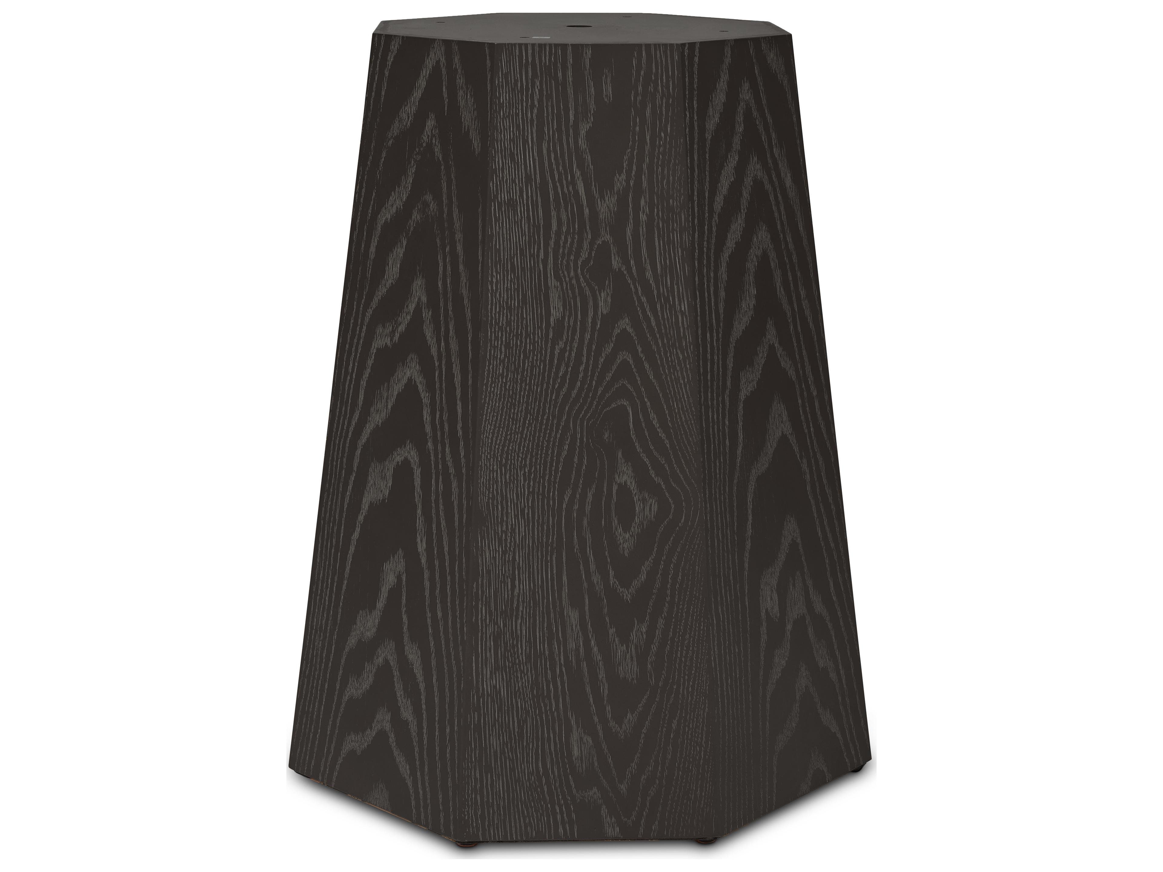 Urbia Ie Series Round Wood Charcoal Dining Table