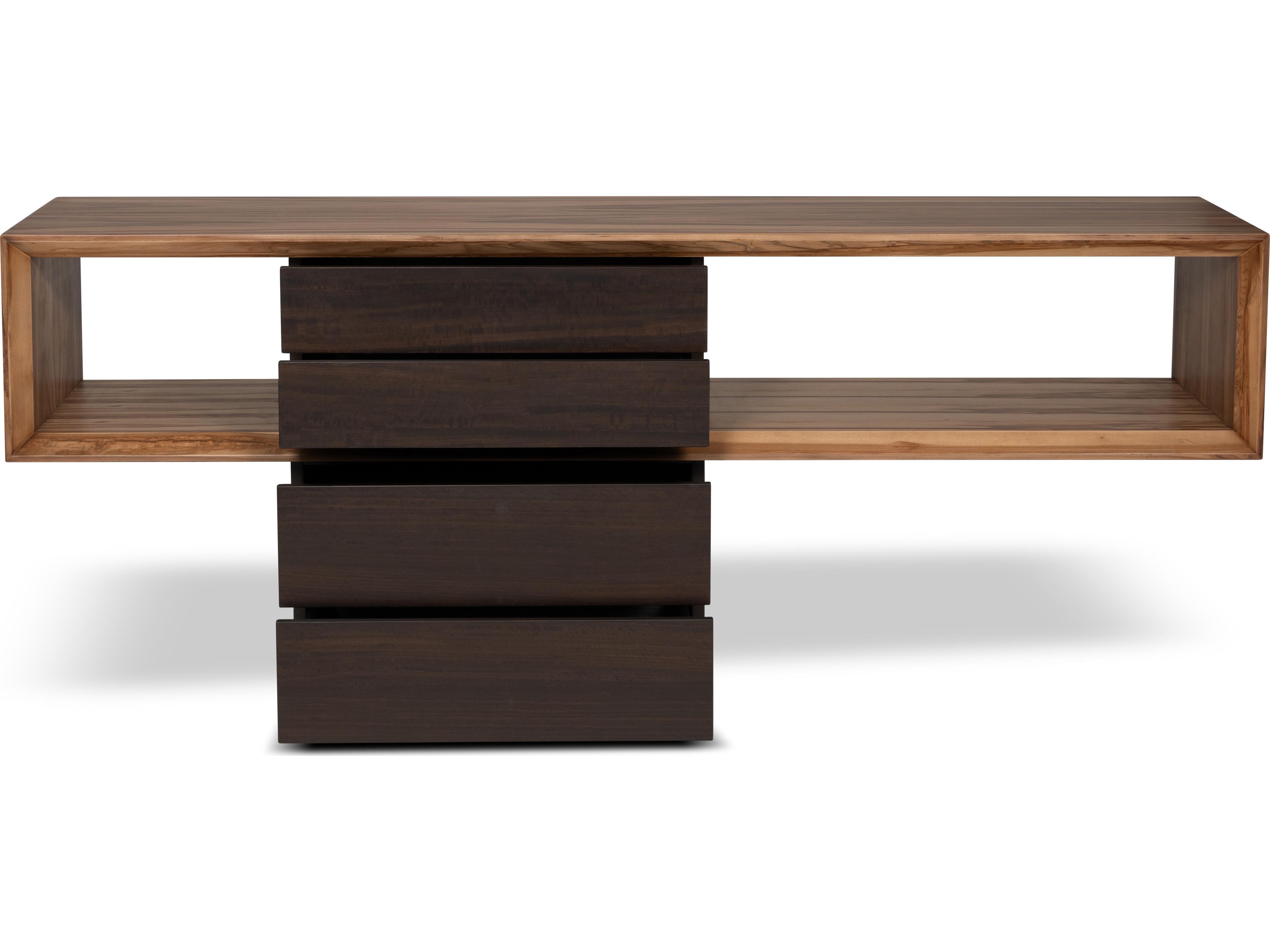 Urbia Ie Series Mensa Rectangular Wood Redgum Smoked Eucalyptus Console Table