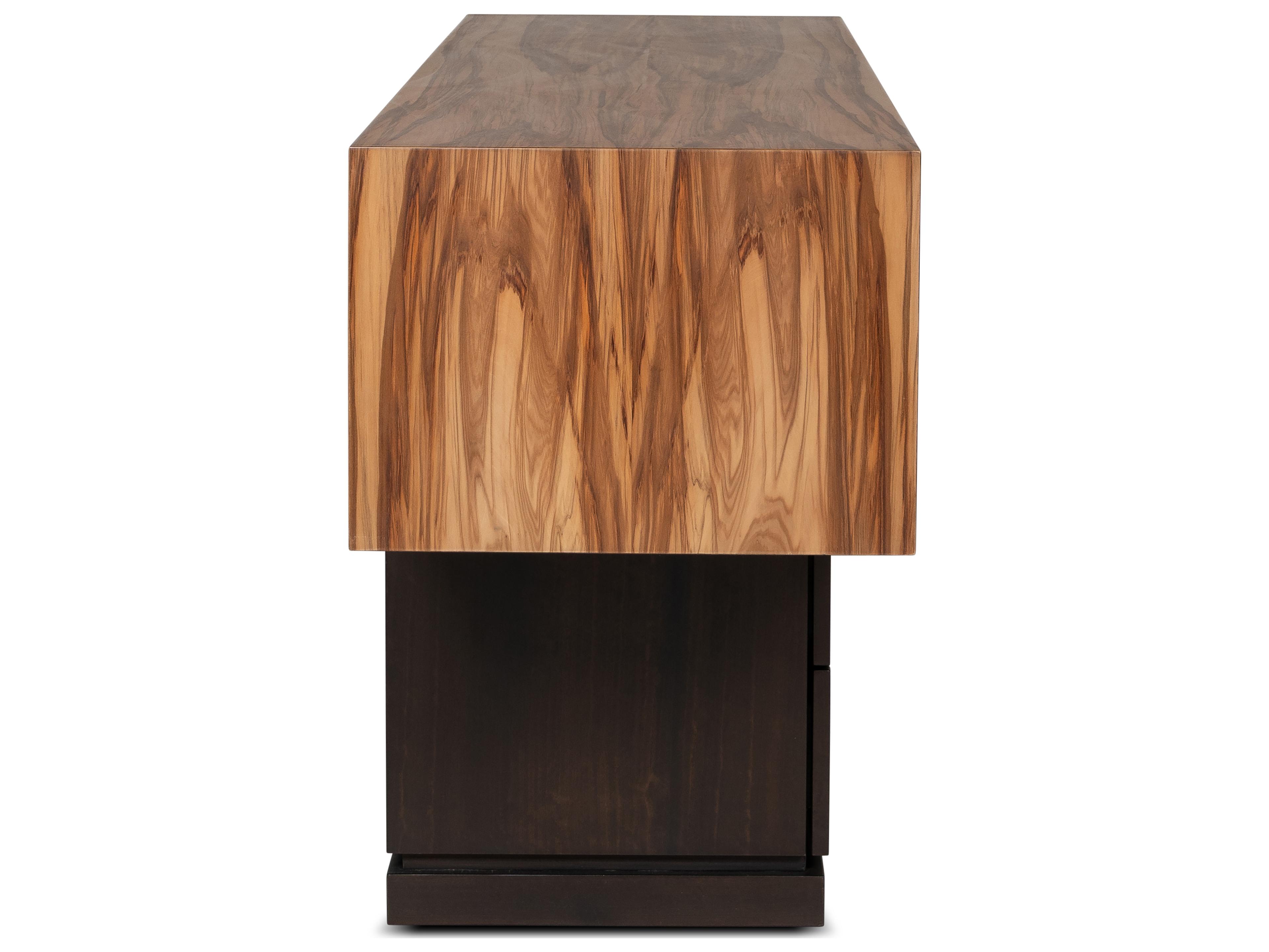 Urbia Ie Series Mensa Rectangular Wood Redgum Smoked Eucalyptus Console Table