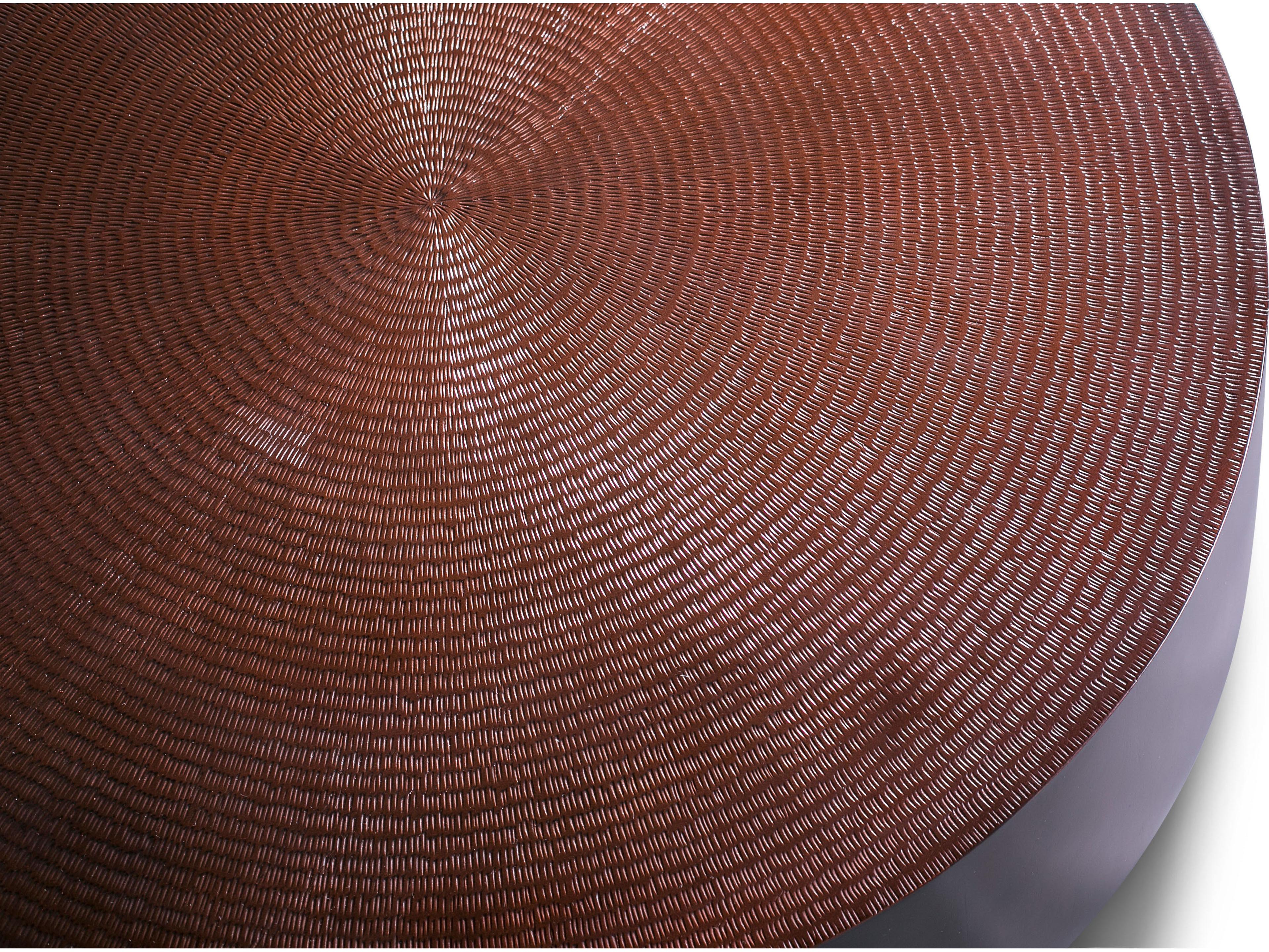 Urbia Ie Series Round Wood Espresso Coffee Table