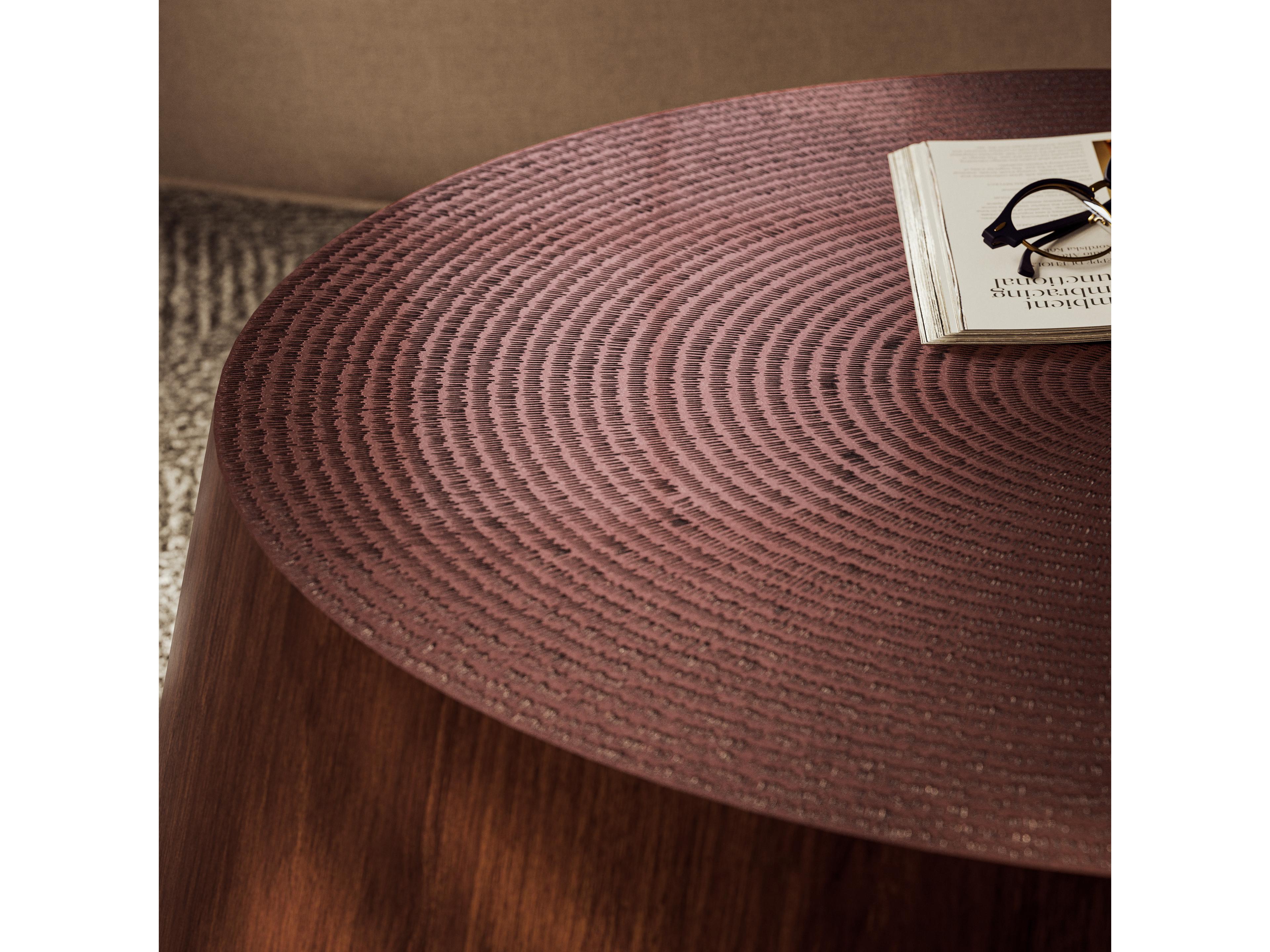 Urbia Ie Series Round Wood Espresso Coffee Table