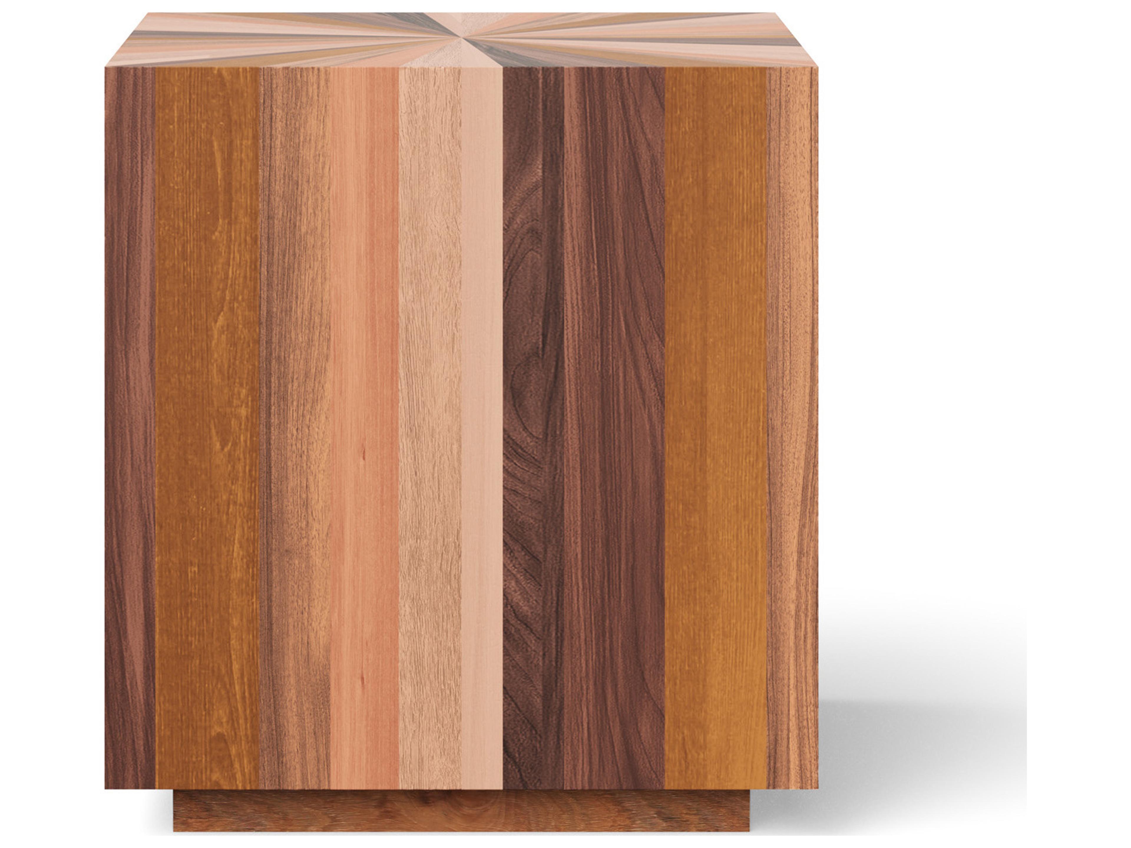 Sun IE Series End Table Mixed Wood