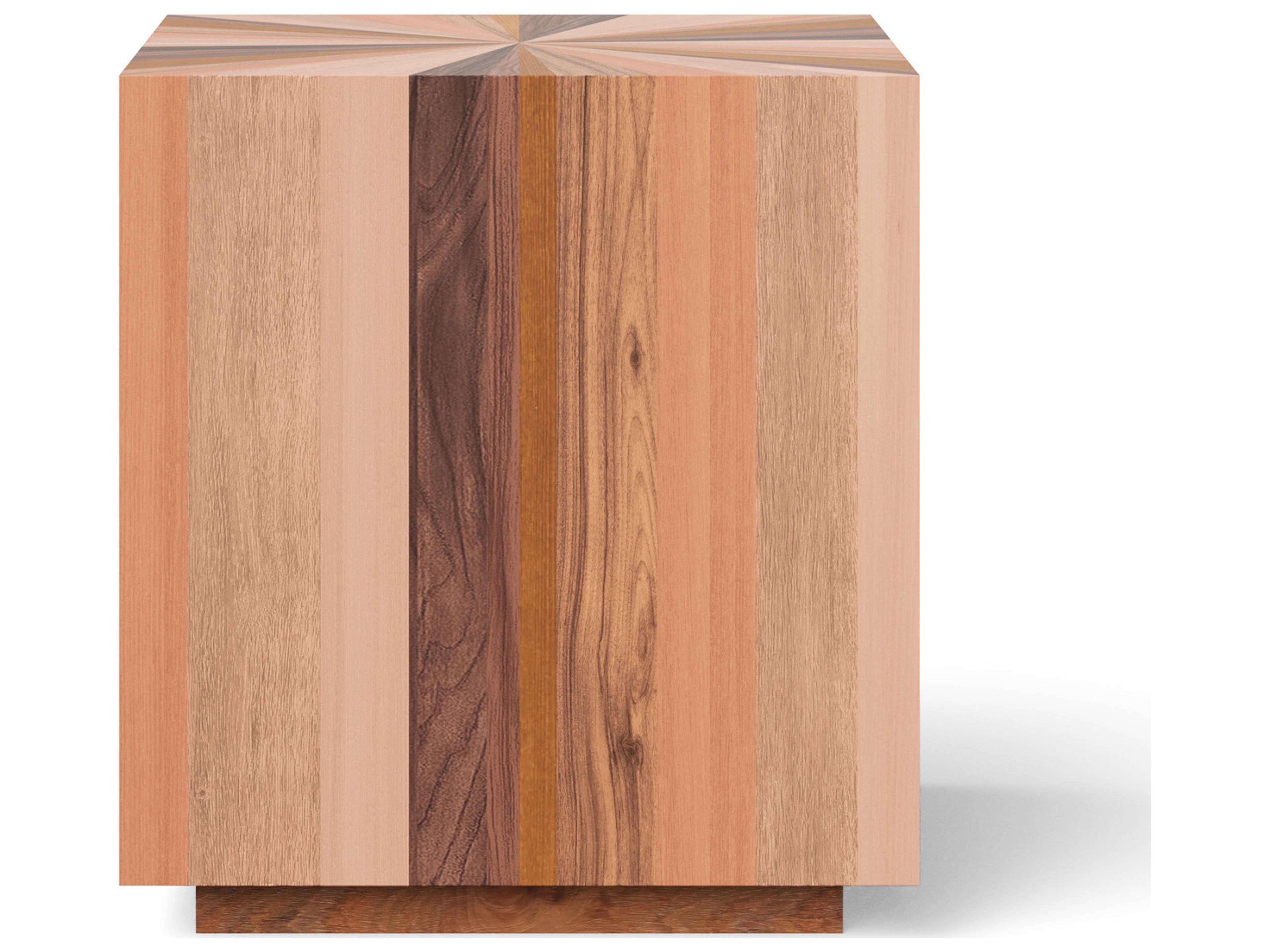 Urbia Ie Series Square Mixed Wood End Table