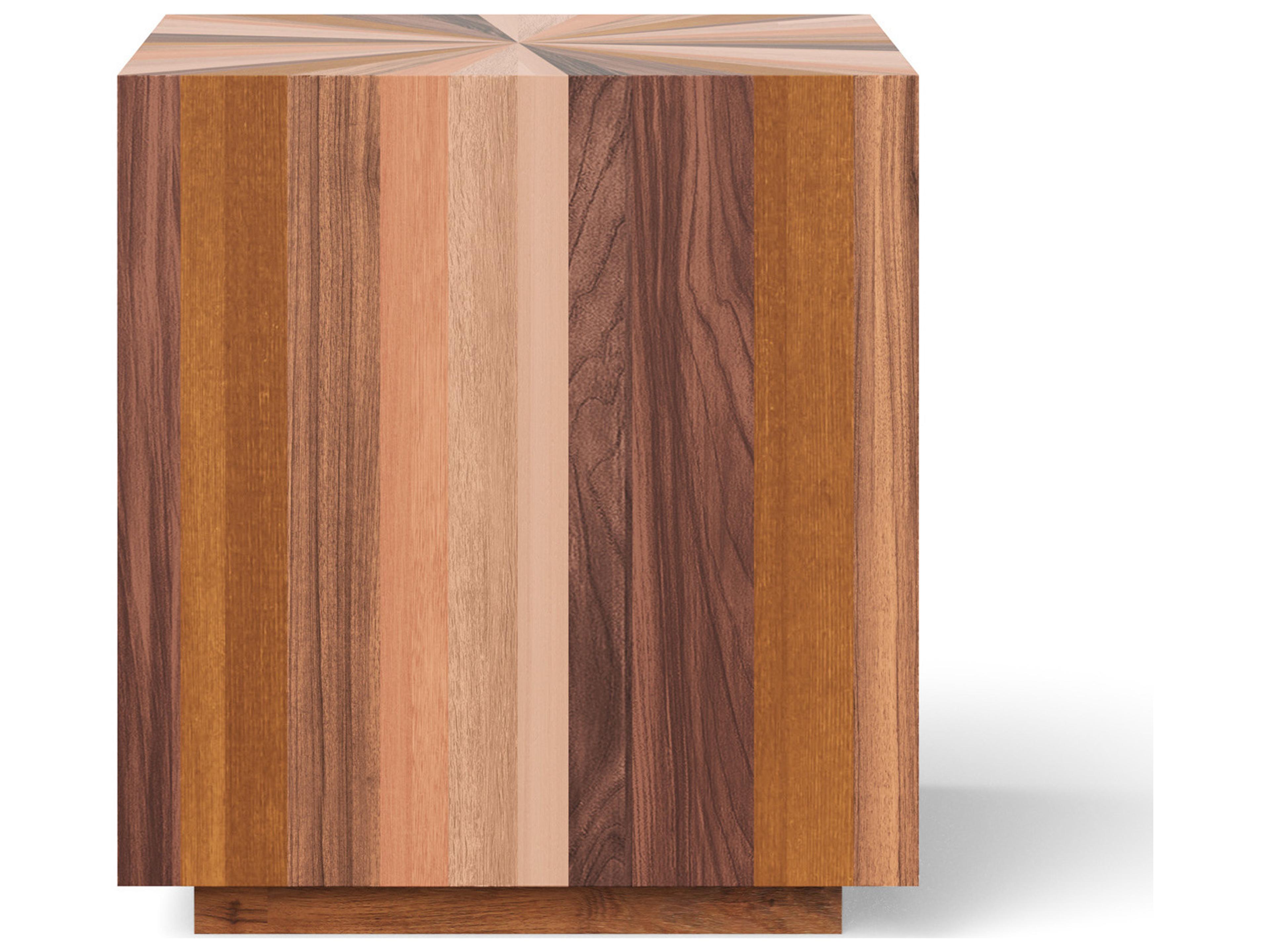 Urbia Ie Series Square Mixed Wood End Table
