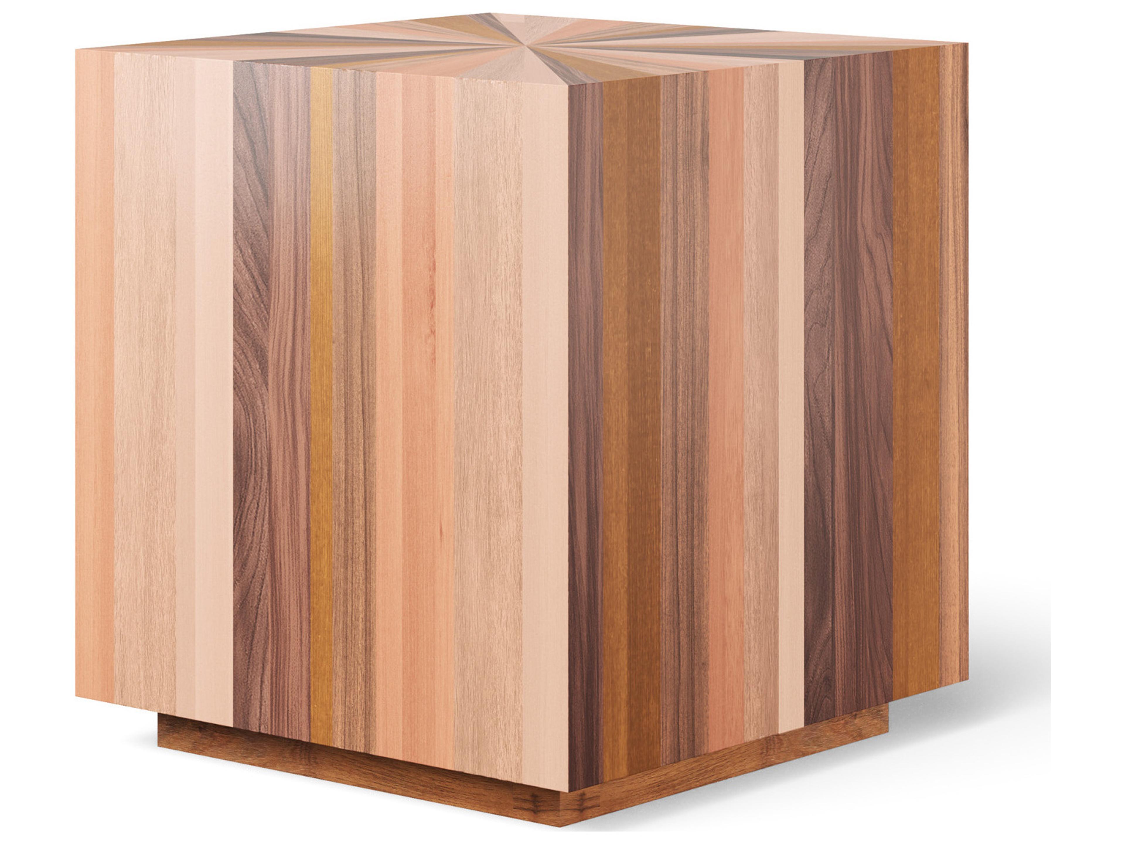Urbia Ie Series Square Mixed Wood End Table