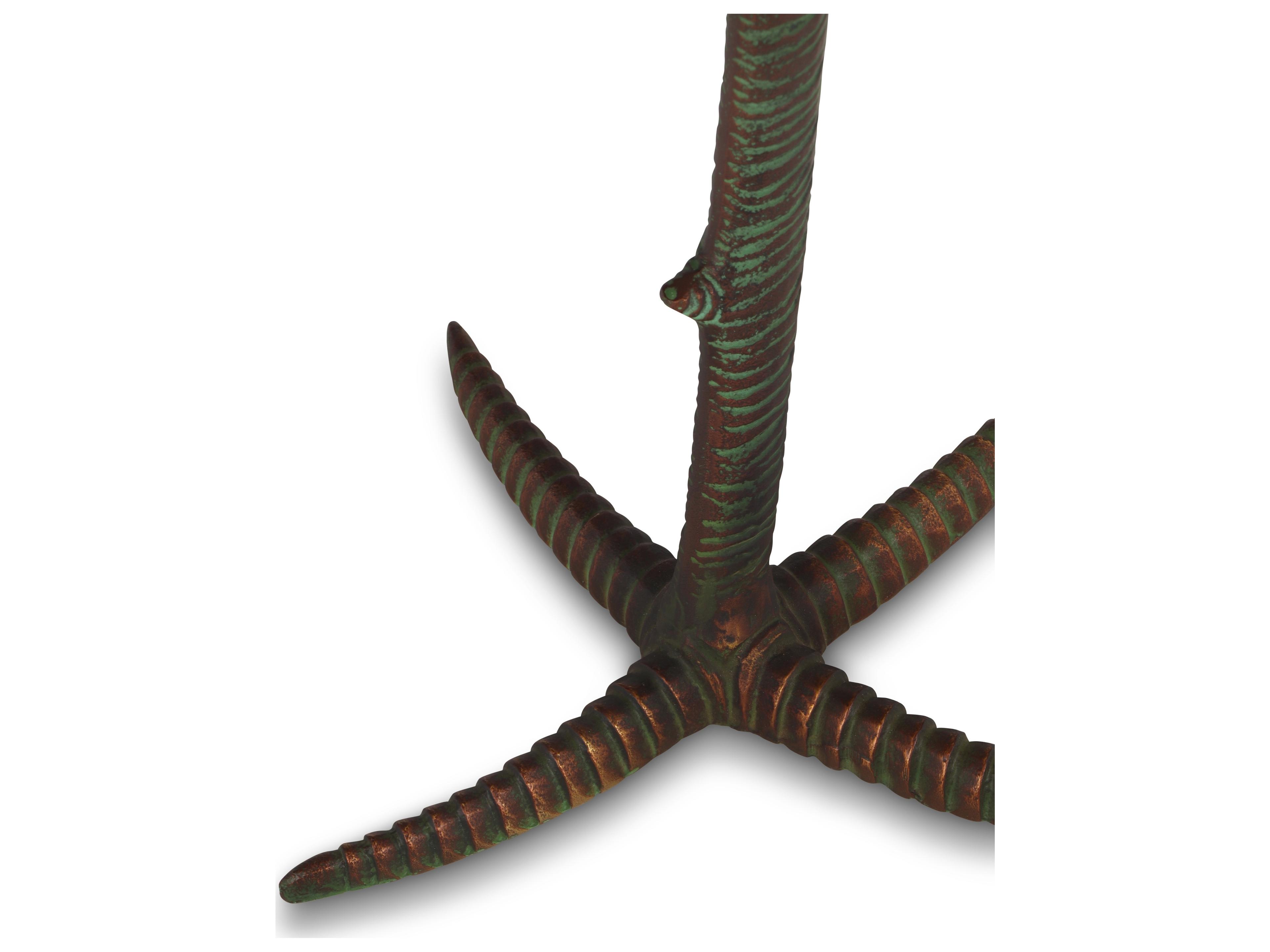 Urbia Elements Round Metal Antique Brass End Table