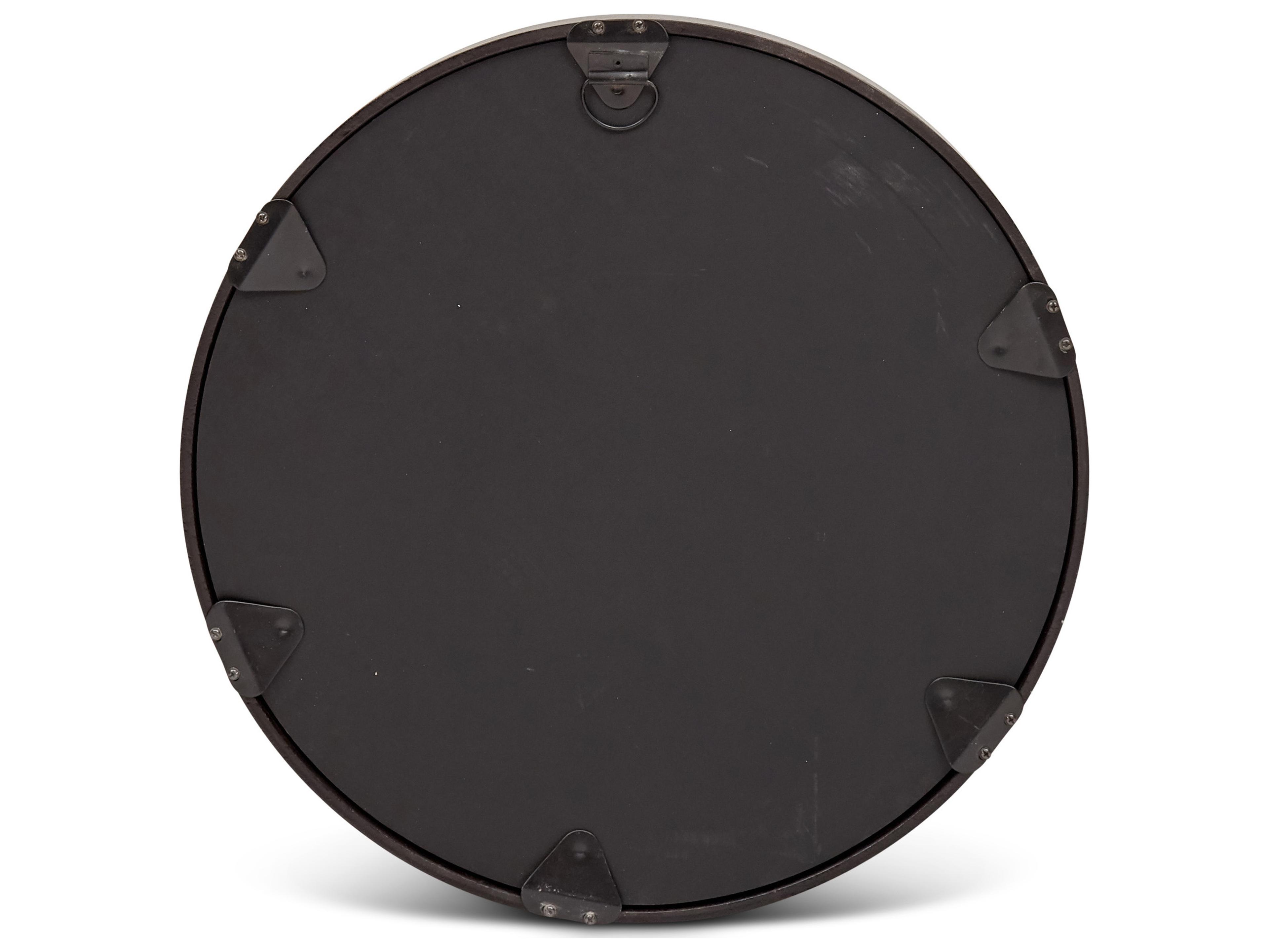 Urbia Elements Raw Bronze Round Wall Mirror
