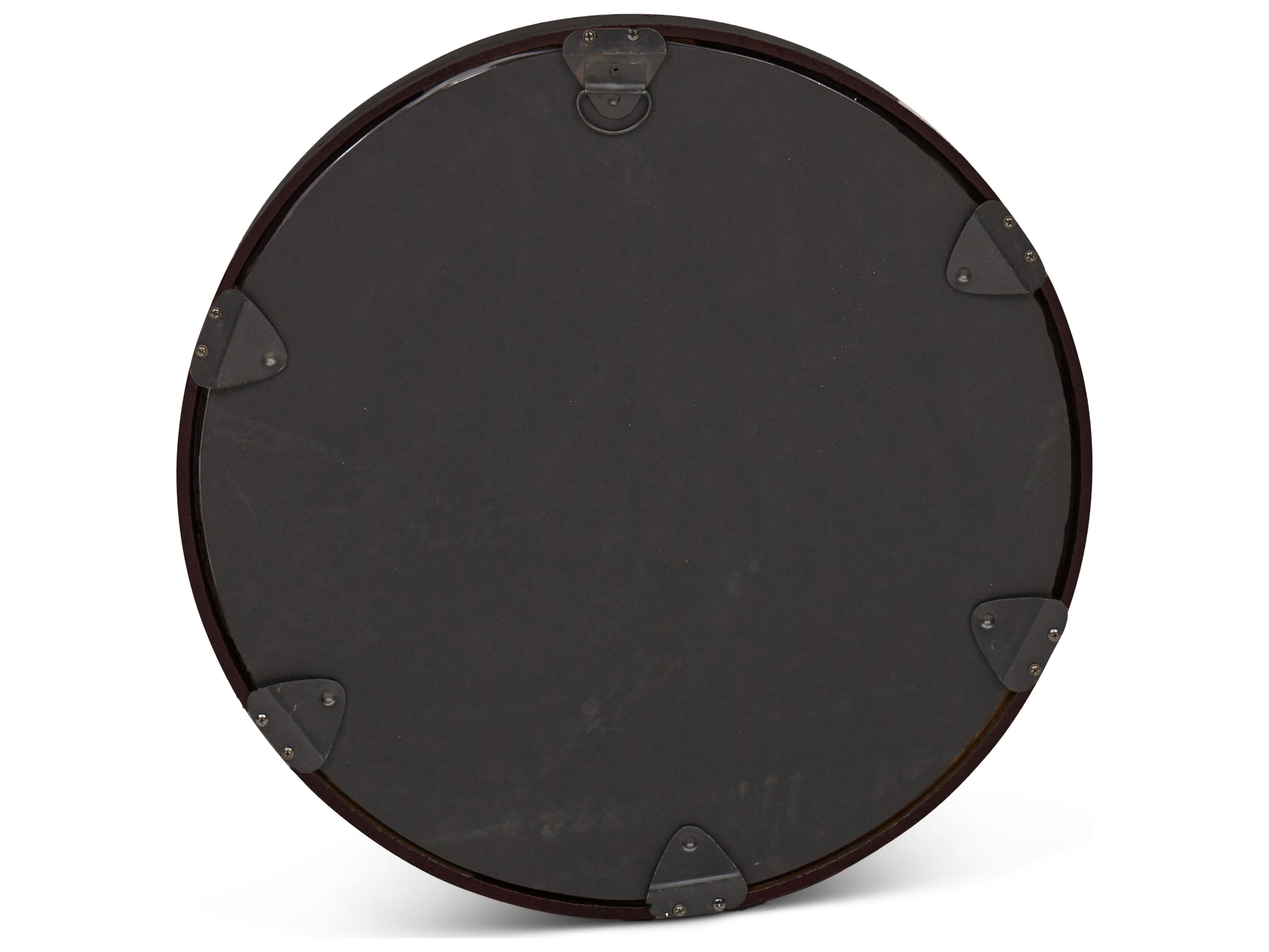 Urbia Elements Raw Bronze Round Wall Mirror