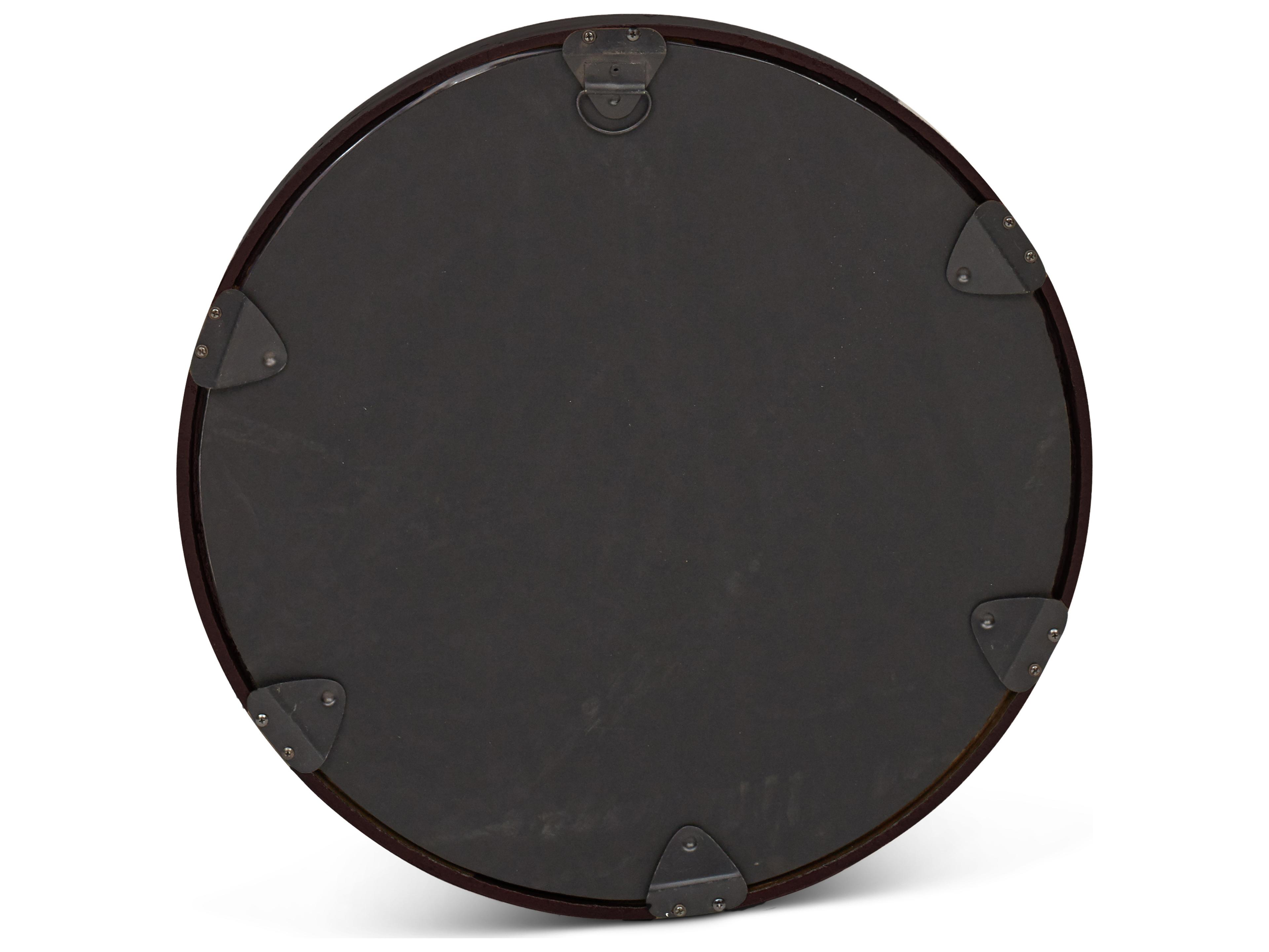 Urbia Elements Raw Bronze Round Wall Mirror