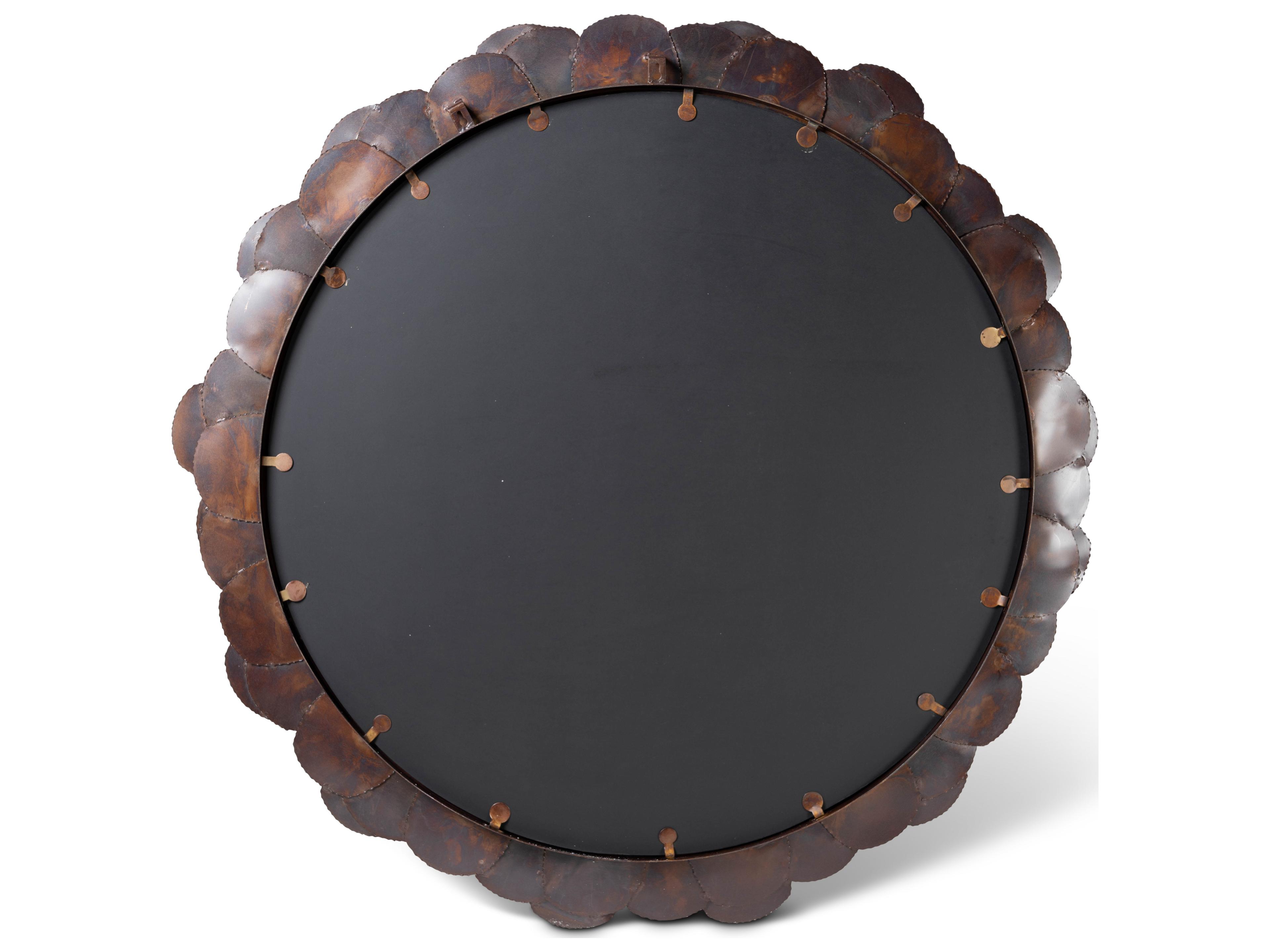 Urbia Elements Suri Round Cobalt Wall Mirror