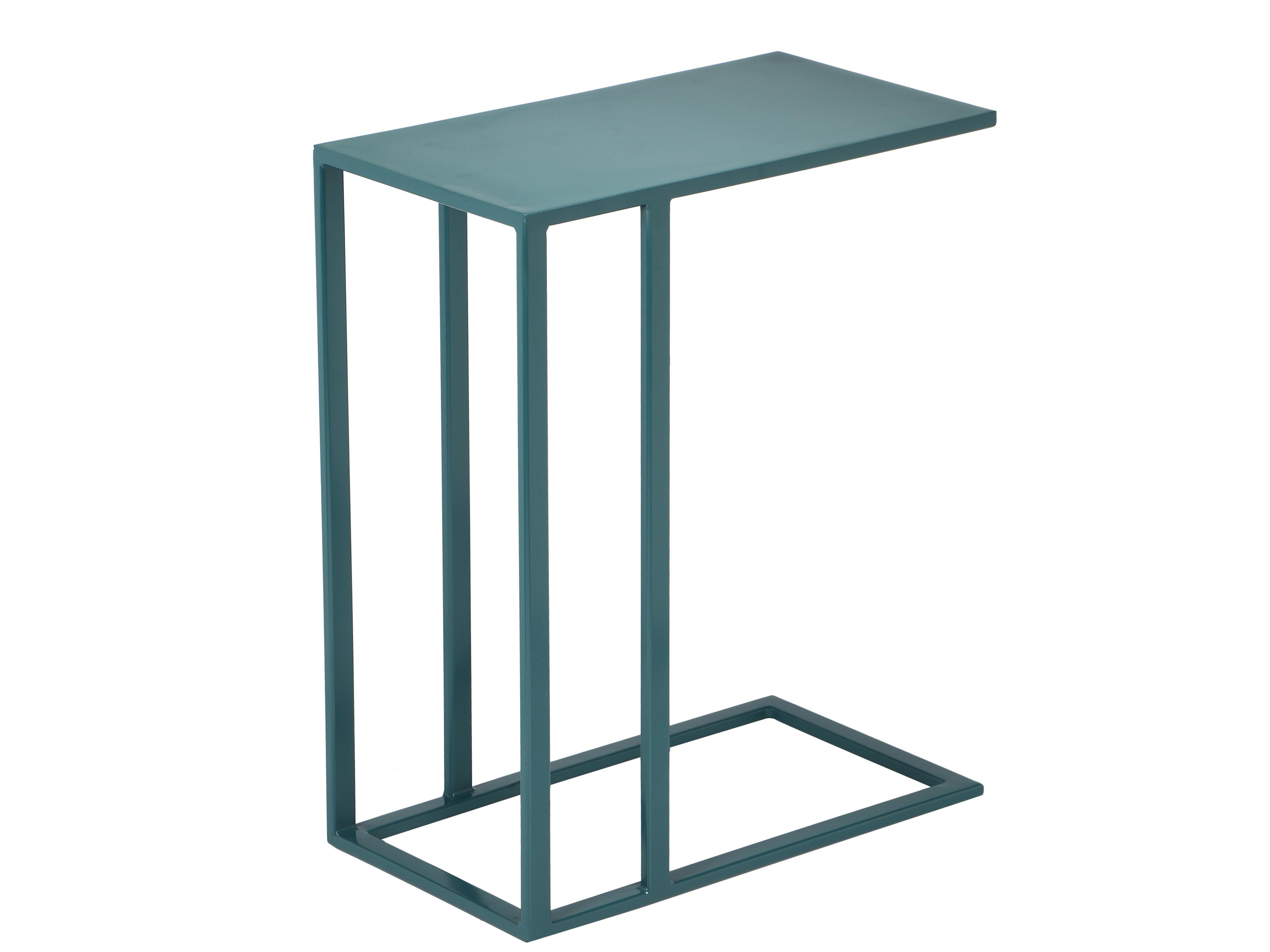 Urbia Elements Rectangular Metal Teal Tanu End Table