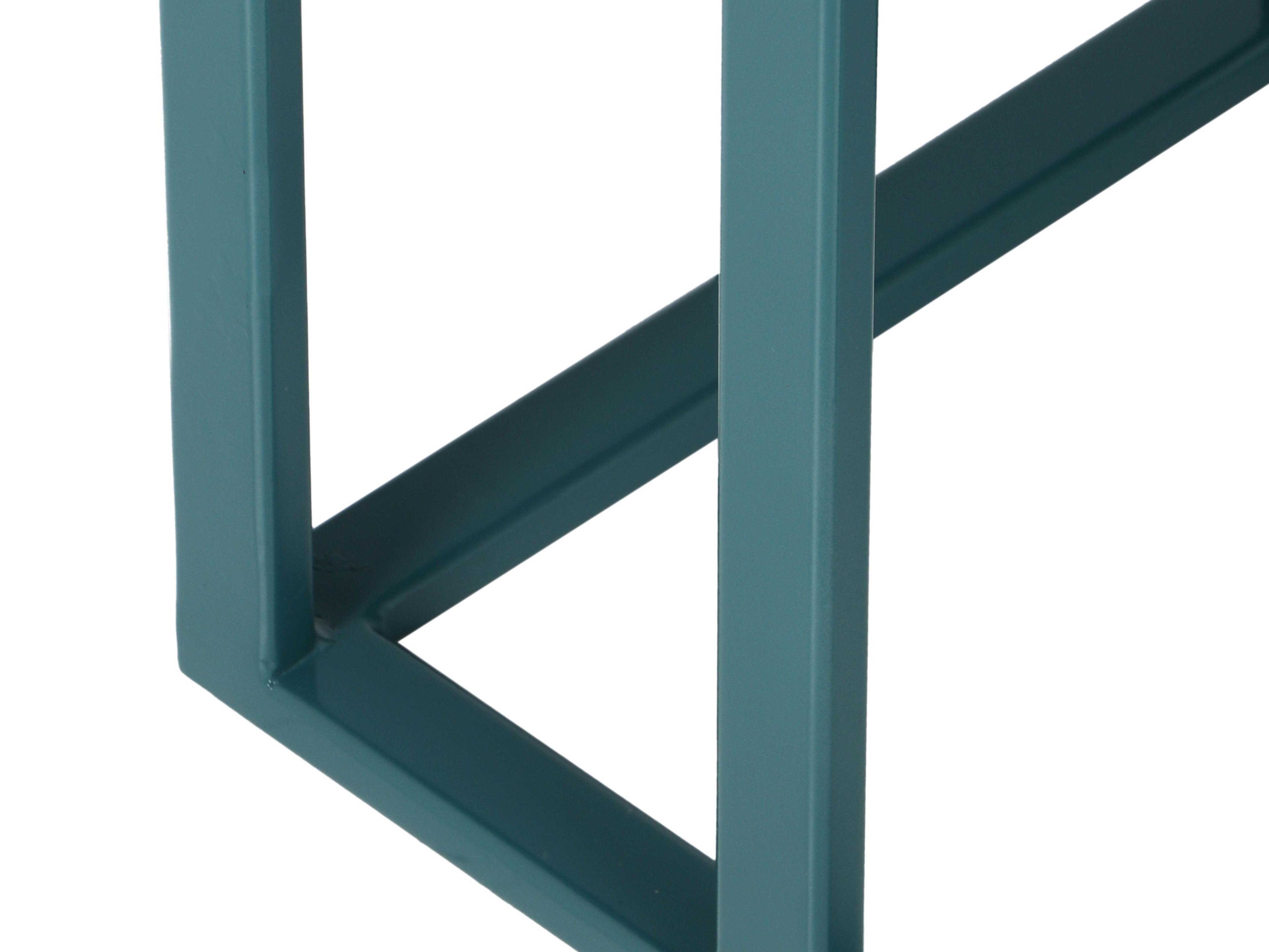 Urbia Elements Rectangular Metal Teal Tanu End Table