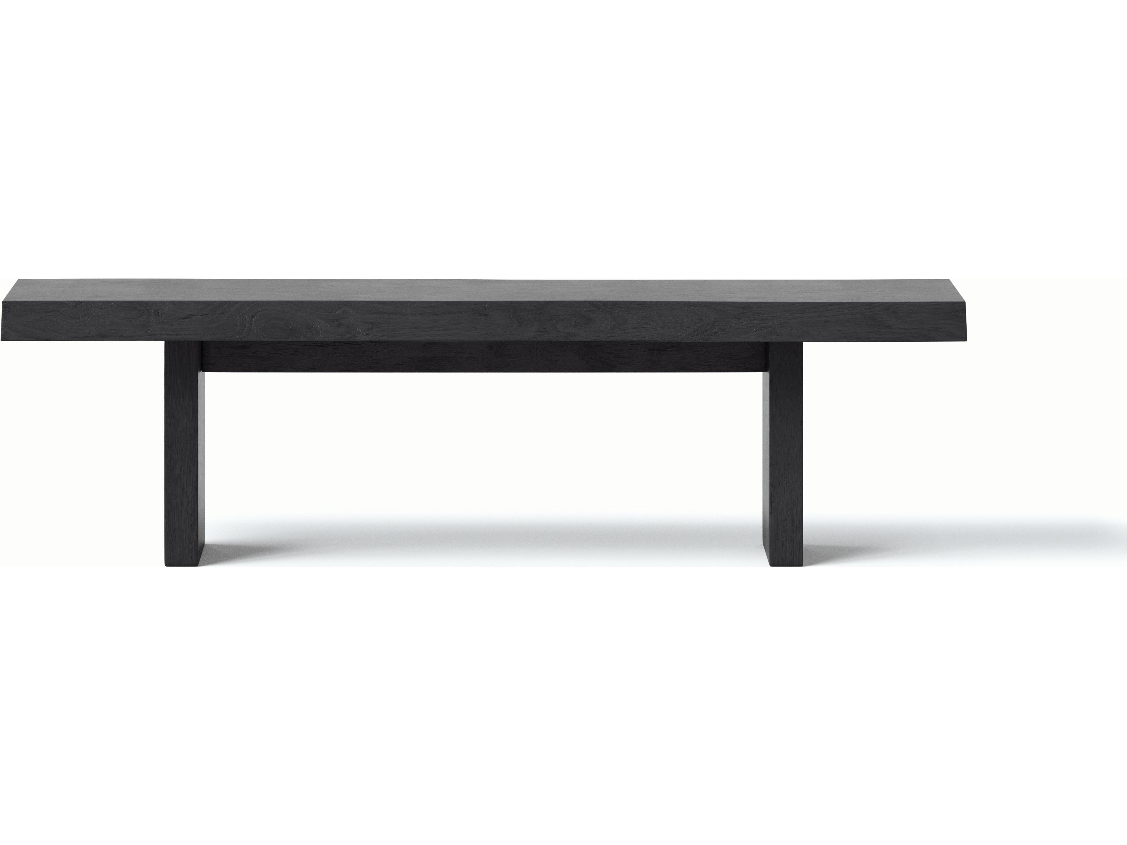 Brooks Ebonized Black Accent Bench