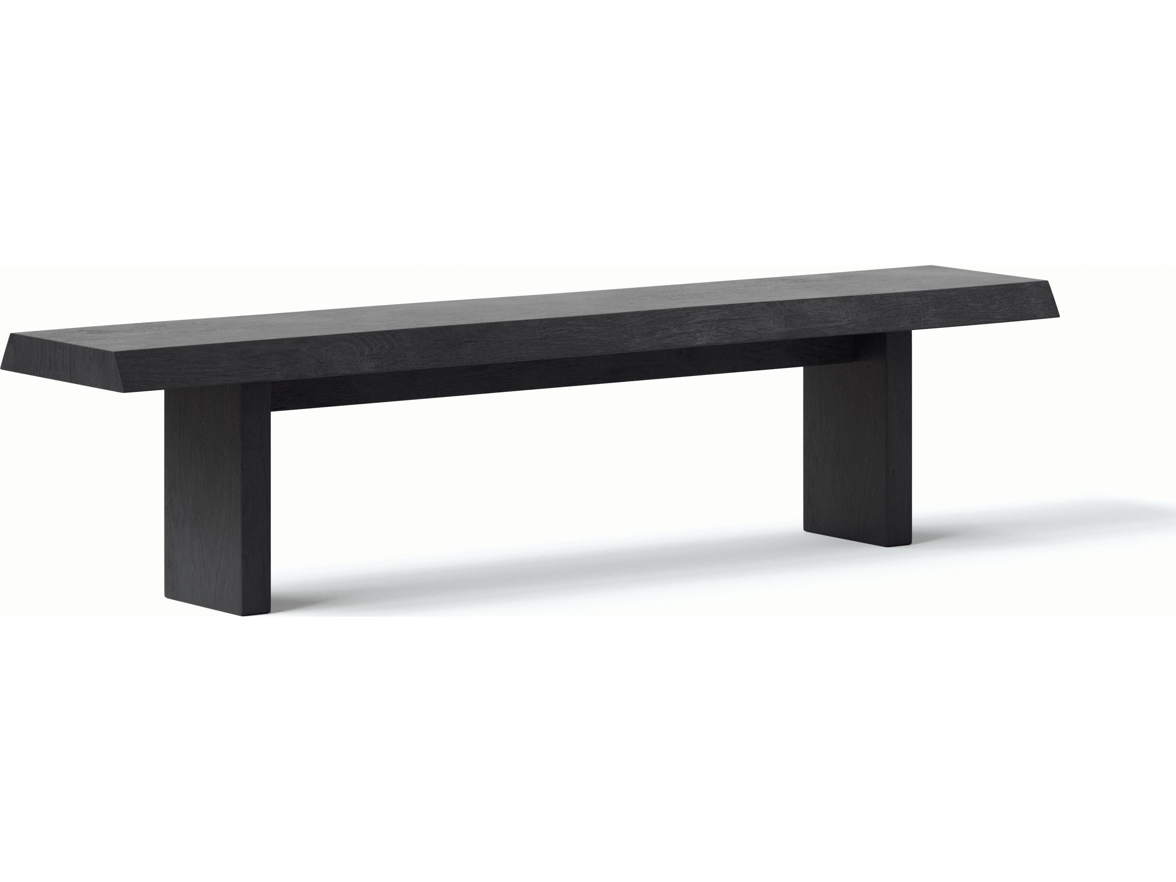 Urbia Brooks Ebonized Black Accent Bench