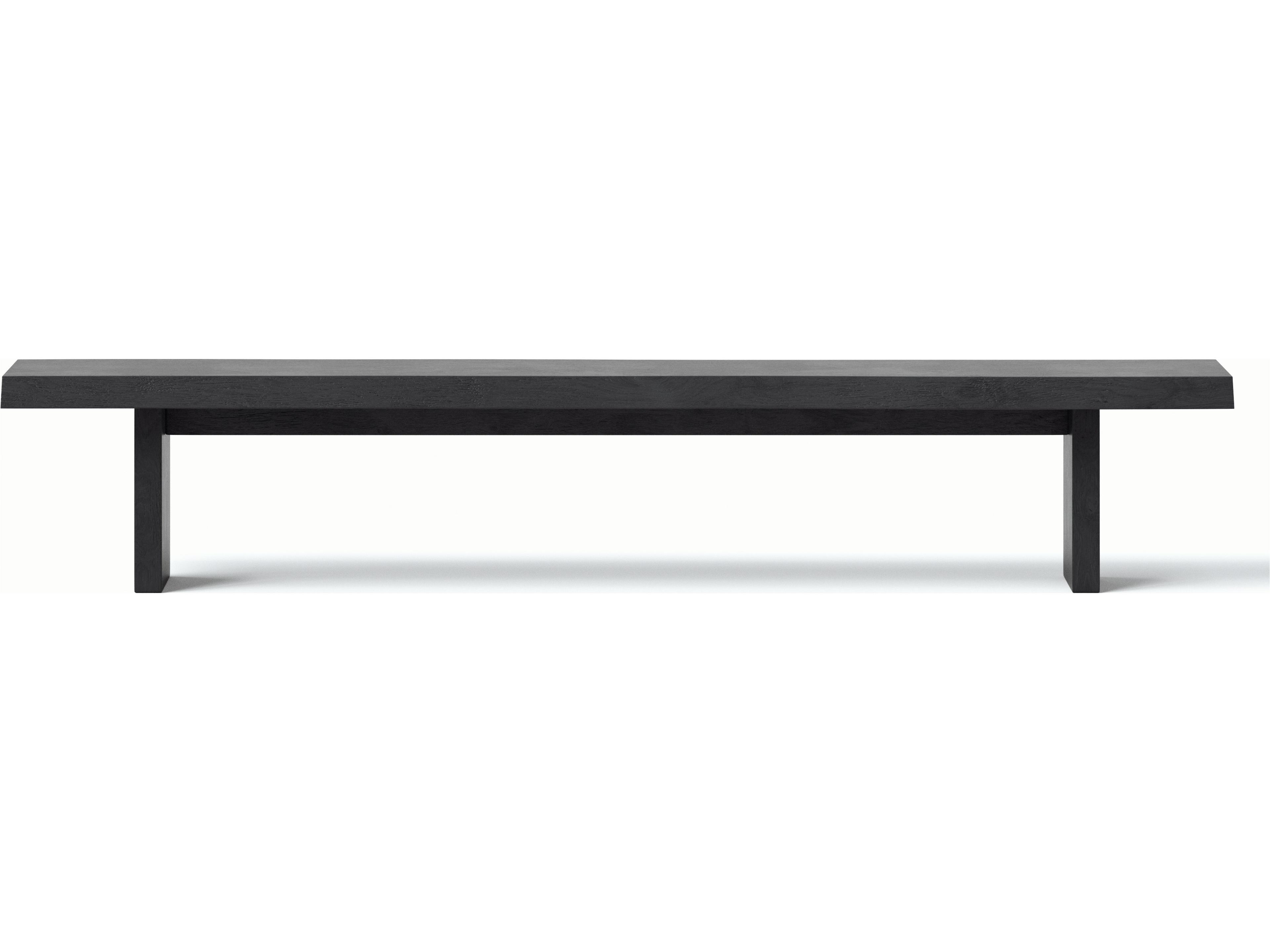 Brooks Ebonized Black Accent Bench