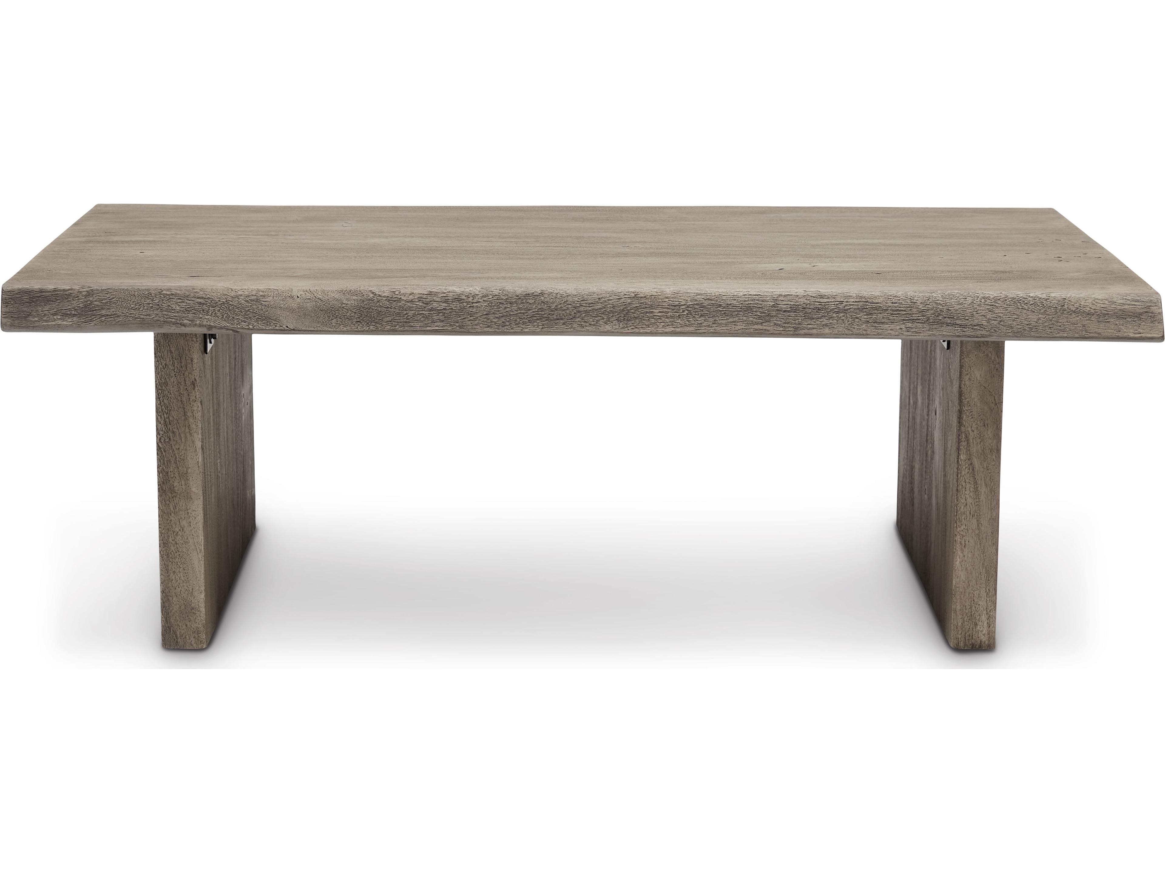 Urbia Brooks Rectangular Wood Sandblasted Grey Coffee Table