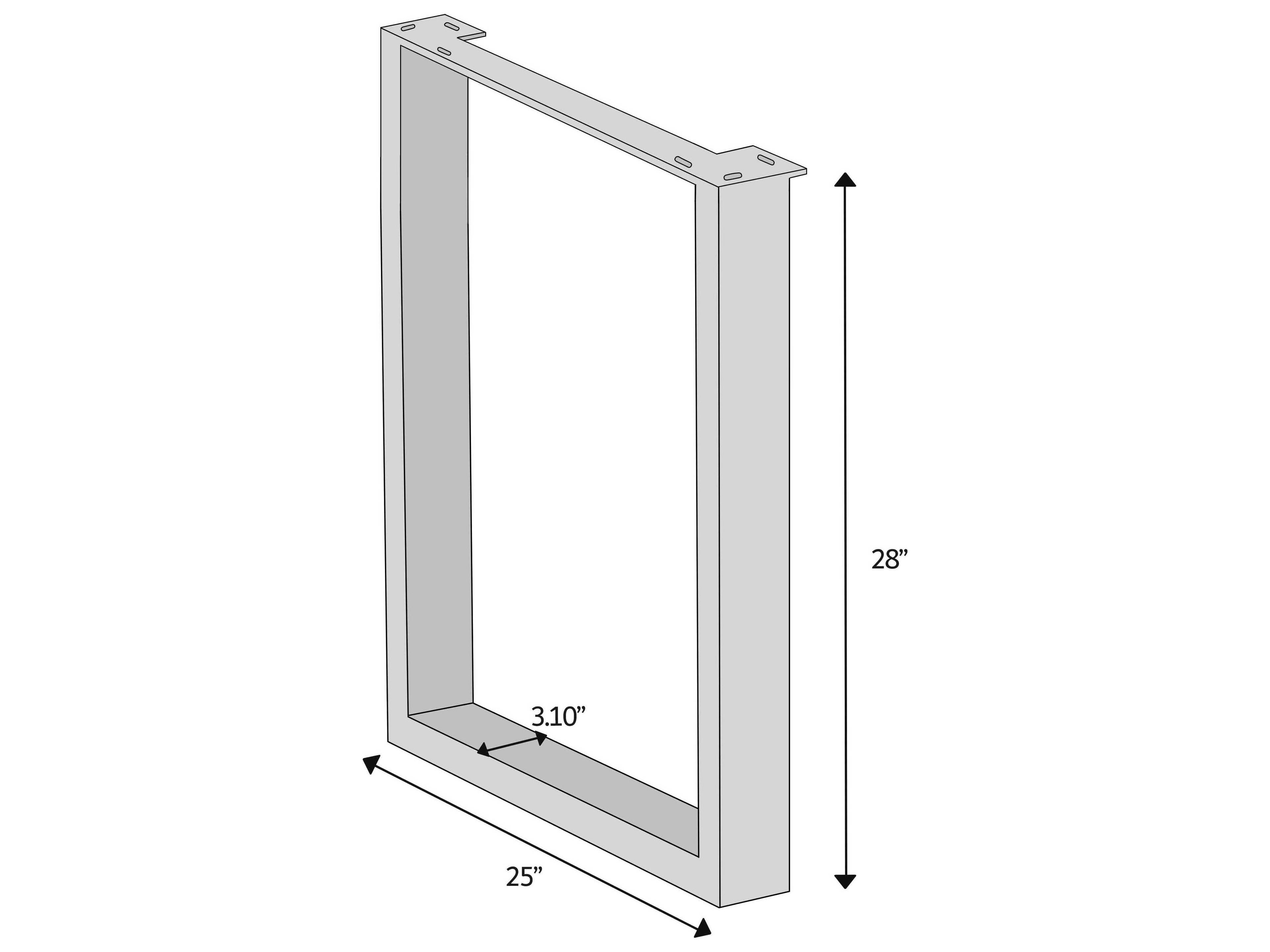 Urbia Brooks Rectangular Wood Americano Black Dining Table