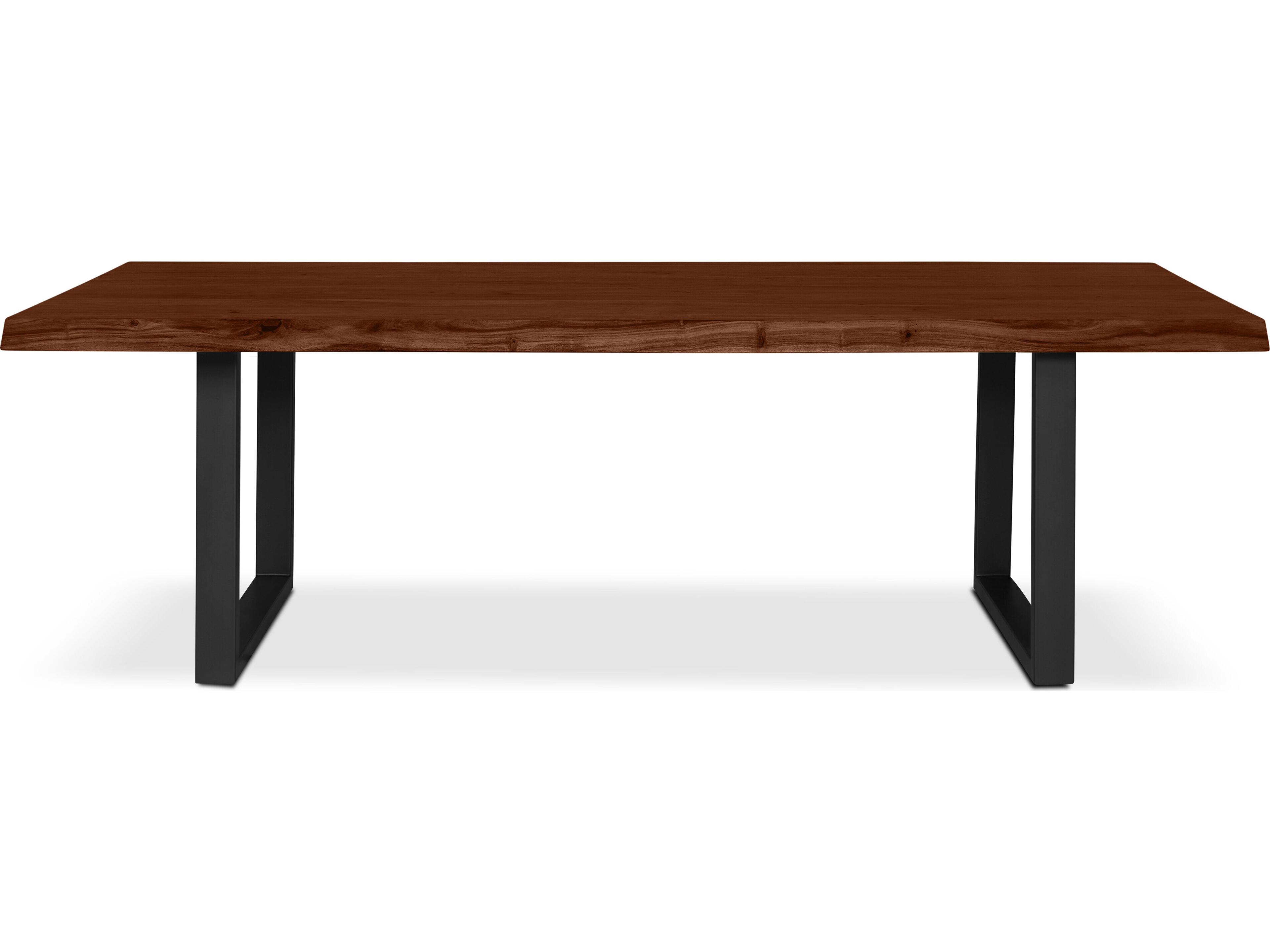 Urbia Brooks Rectangular Wood Americano Black Dining Table